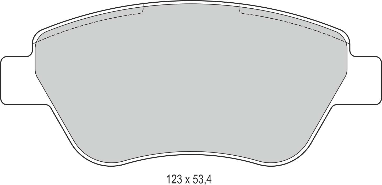DISK BALATA ON KUCUK TIP 257mm DISK ICIN