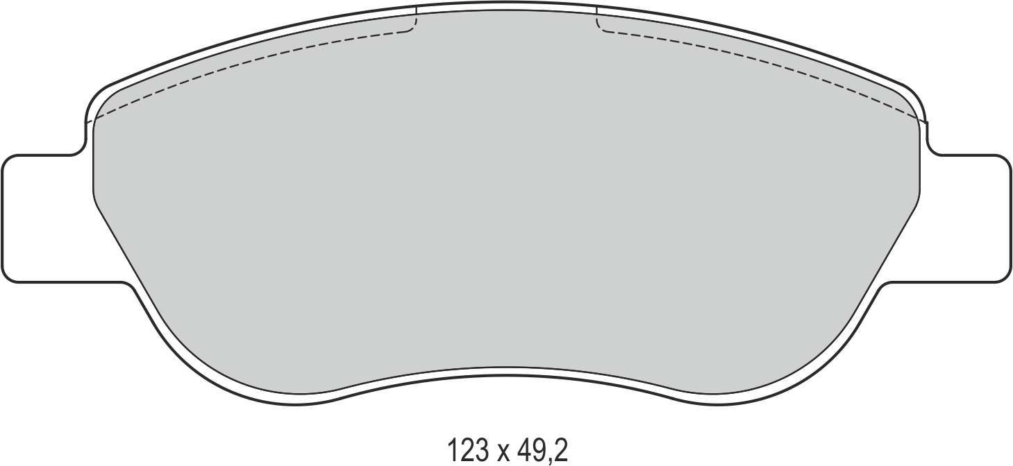 DISK BALATA ON DAR TIP 240mm DISK ICIN