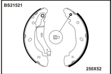 PABUCLU BALATA ARKA (203X38mm)
