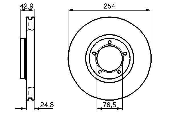 FREN DISKI ON (324mm) BOYALI