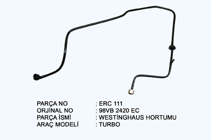 WESTINGHOUSE HORTUMU TRANSIT TURBO2.5D 97>01