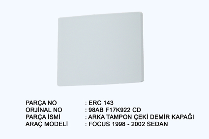 CEKI DEMIR KAPAK ARKA FOCUS 4 / DBM 98>01
