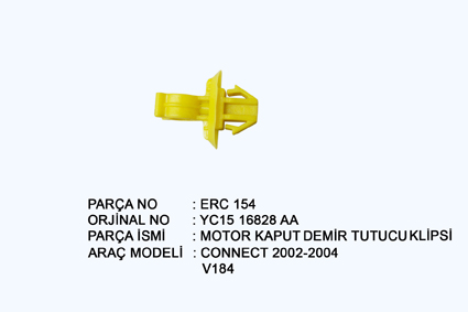 KAPUT DEMIR DAYAMA BRAKETI ESCORT FIESTA T.12/T.15