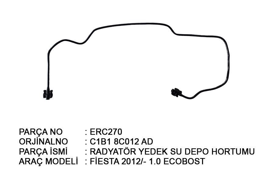 EK SU DEPO HORTUMU FIESTA B.MAX 1.0ECOBOOST 12>