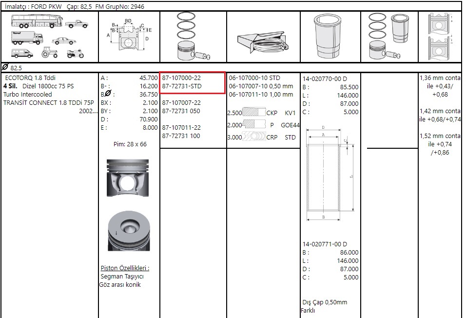 SEGMAN STD 89.90 TRANSIT V.184 90-120PS 2.4D 01>