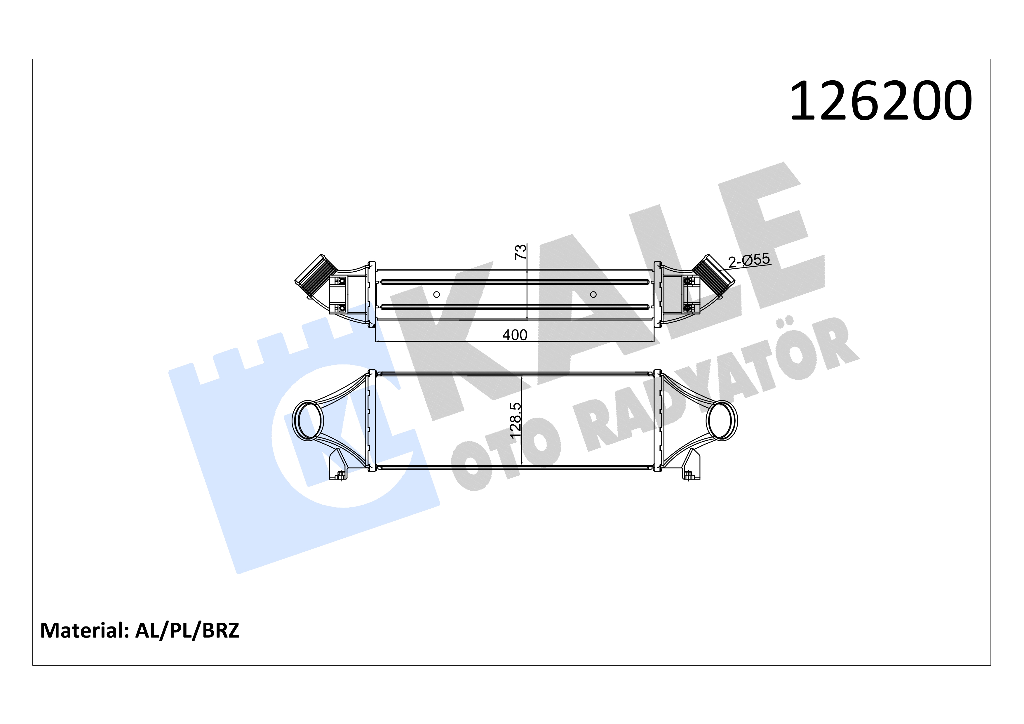 INTERCOOLER (A.CEKER) TRANSIT V.184 2.4D 01>