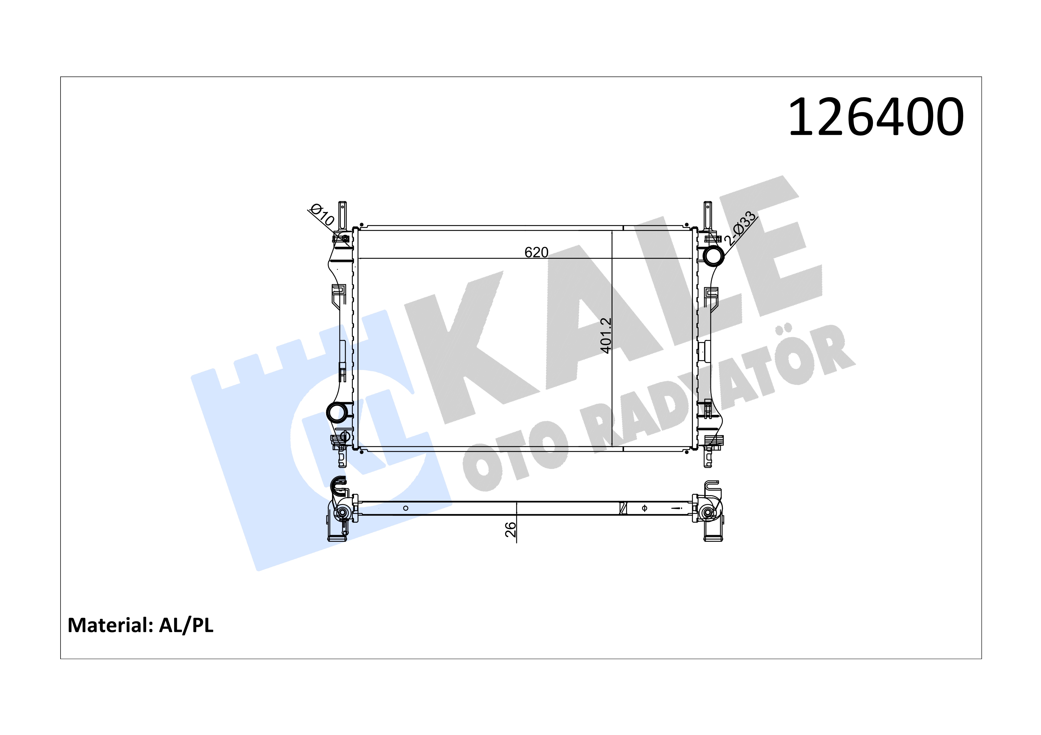 RADYATOR BRAKET TAKIM FOCUS BM 98>04