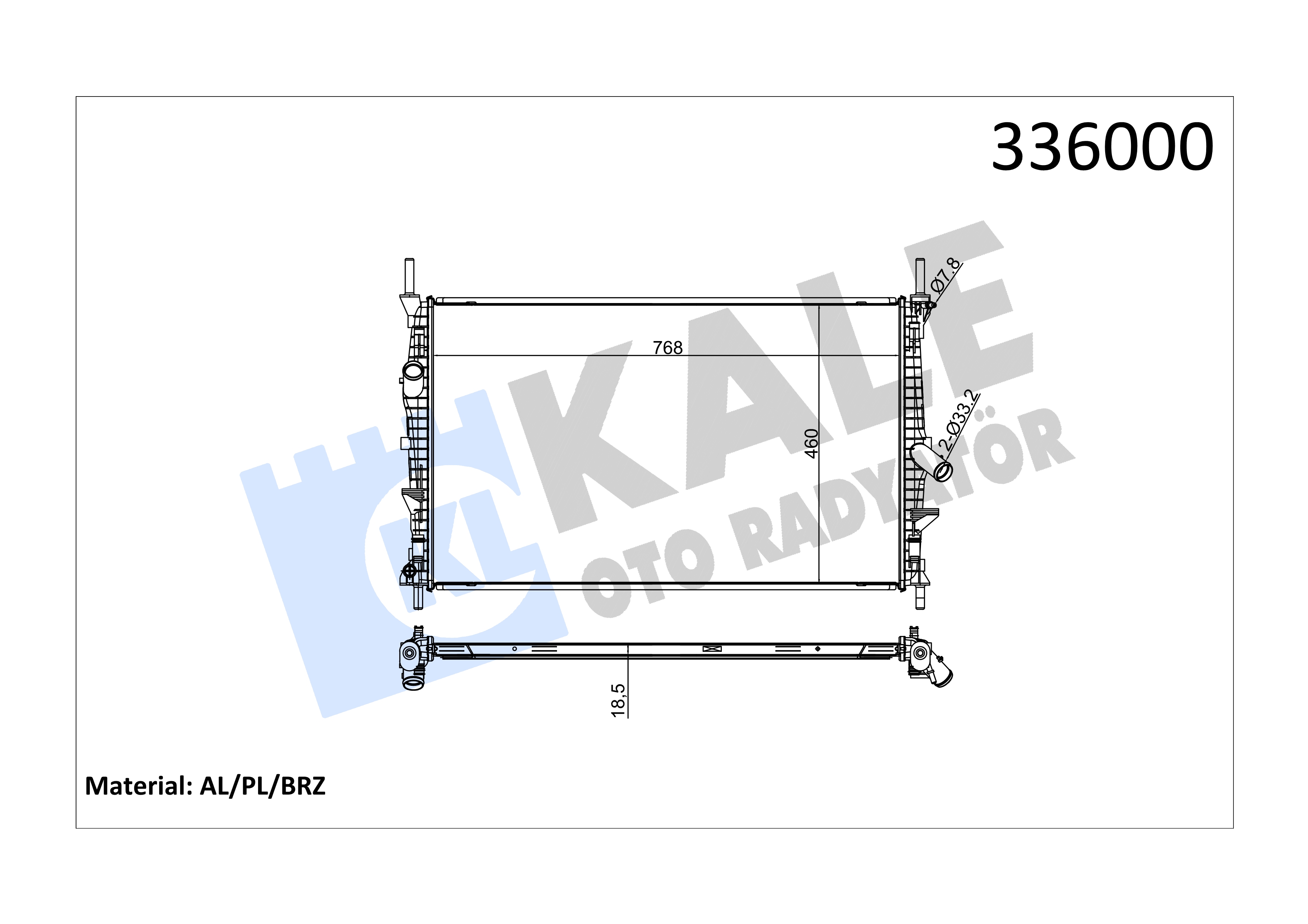 RADYATOR ( Brazing ) FIESTA 1.4 BENZINLI 02>