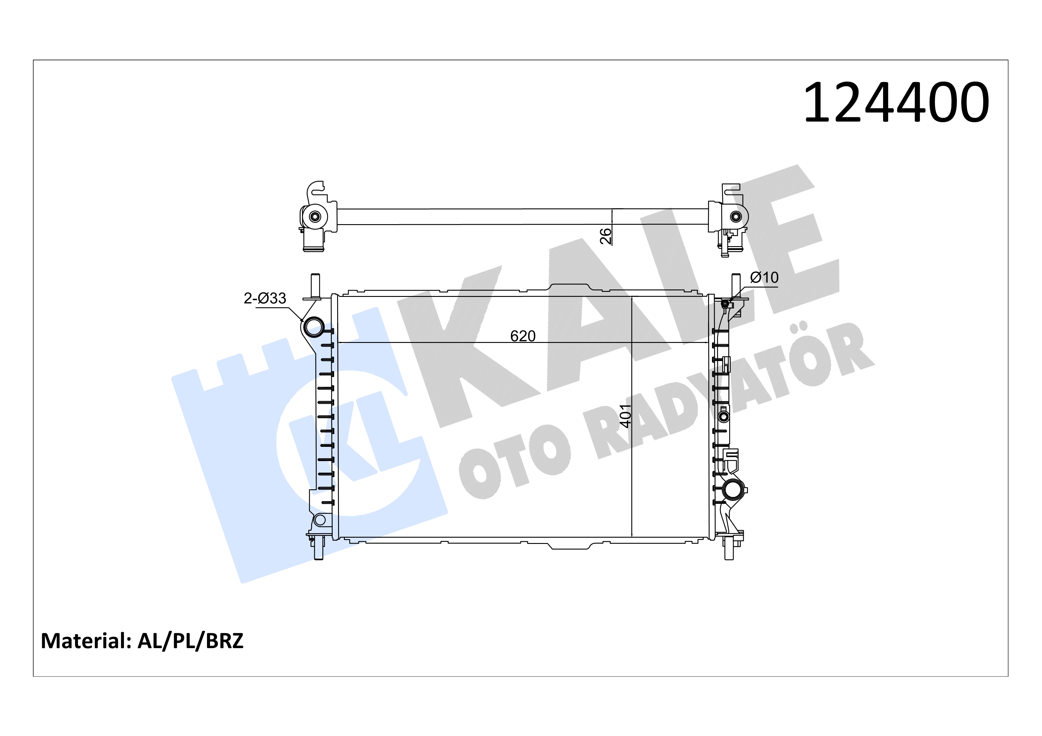 RADYATOR ( Brazing ) FIESTA 1.4 BENZINLI 02>