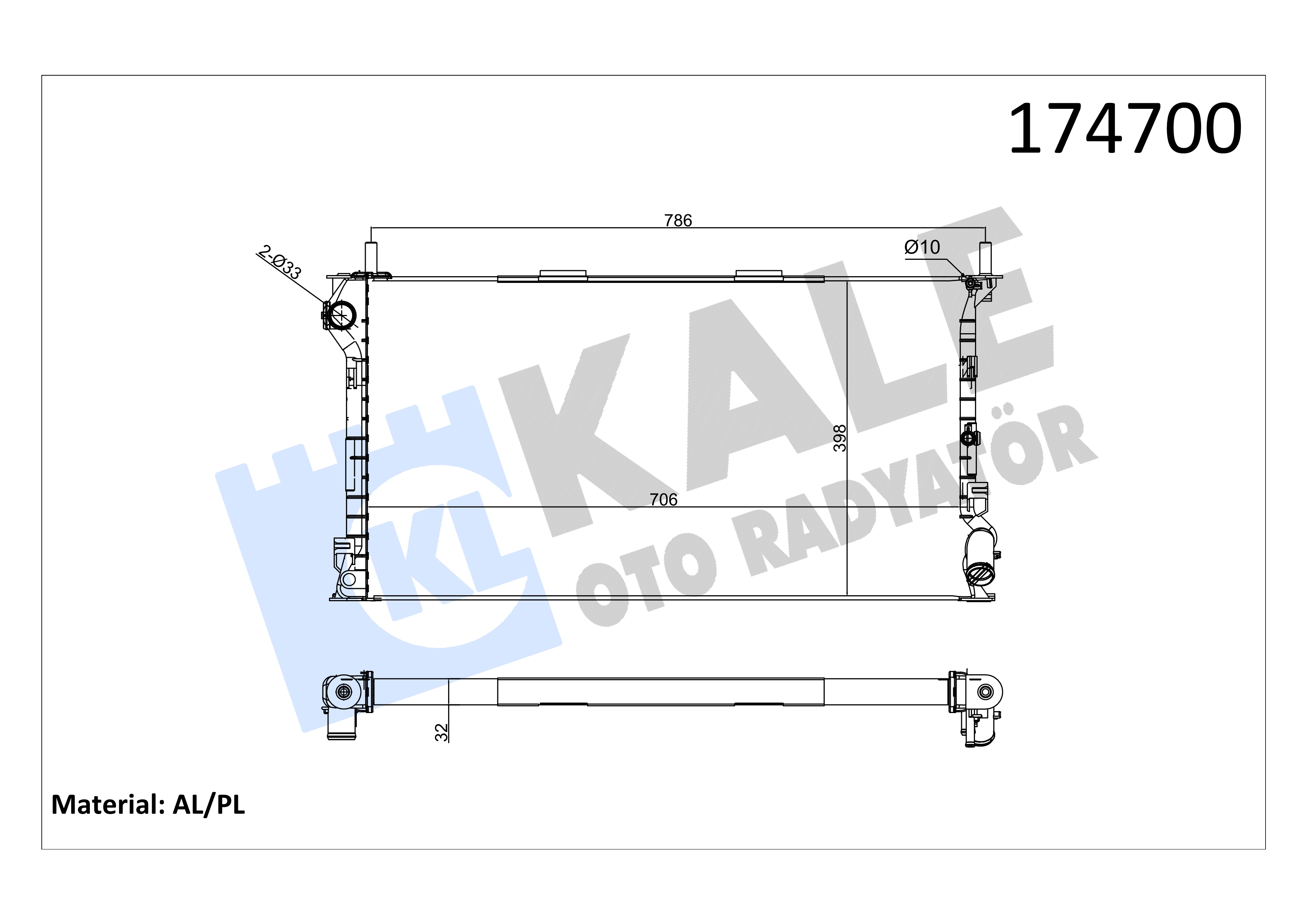 RADYATOR ( MEKANIK ) FIESTA 1.4 BENZINLI 02>