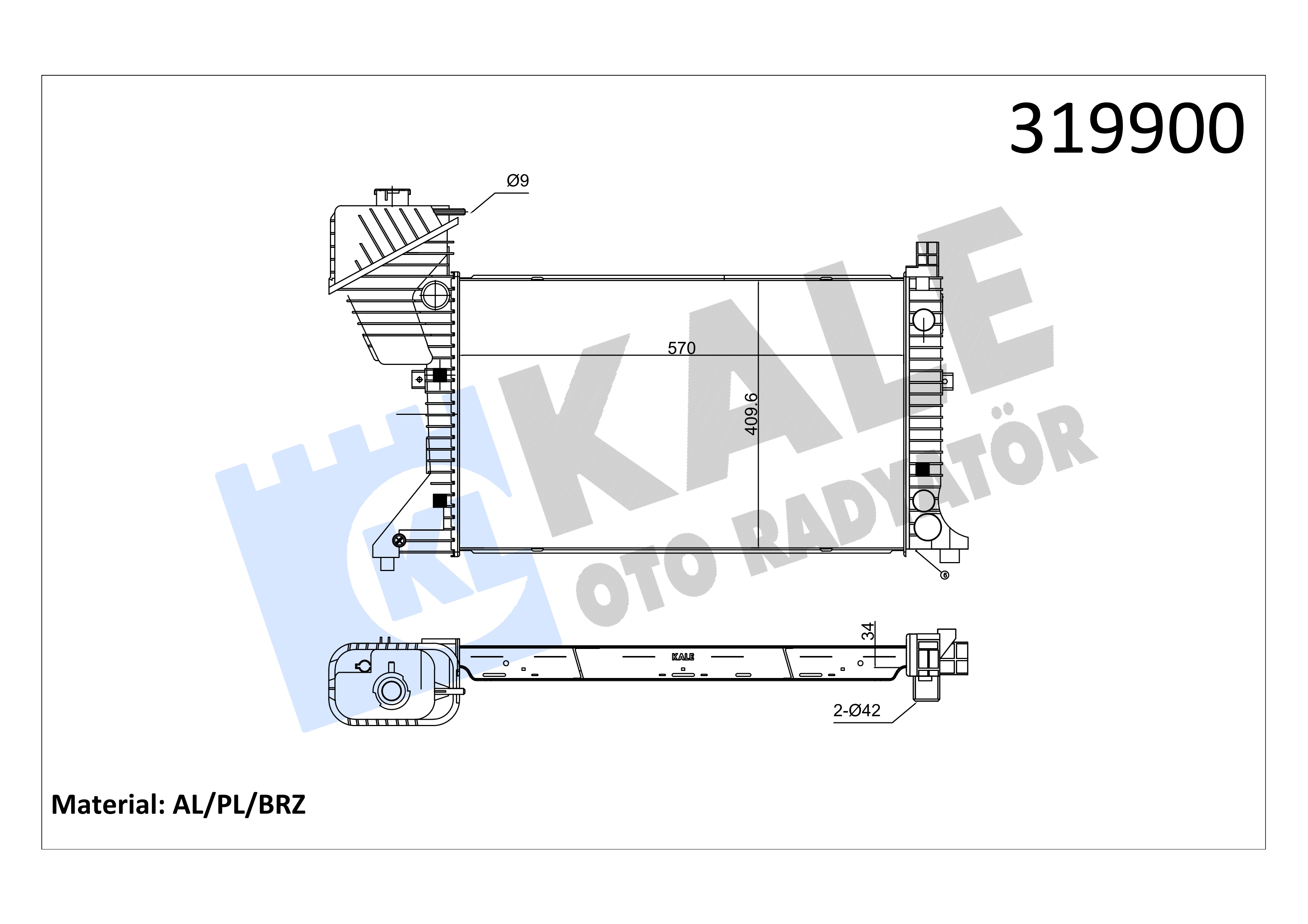 RADYATOR SPRINTER OM601 96>00