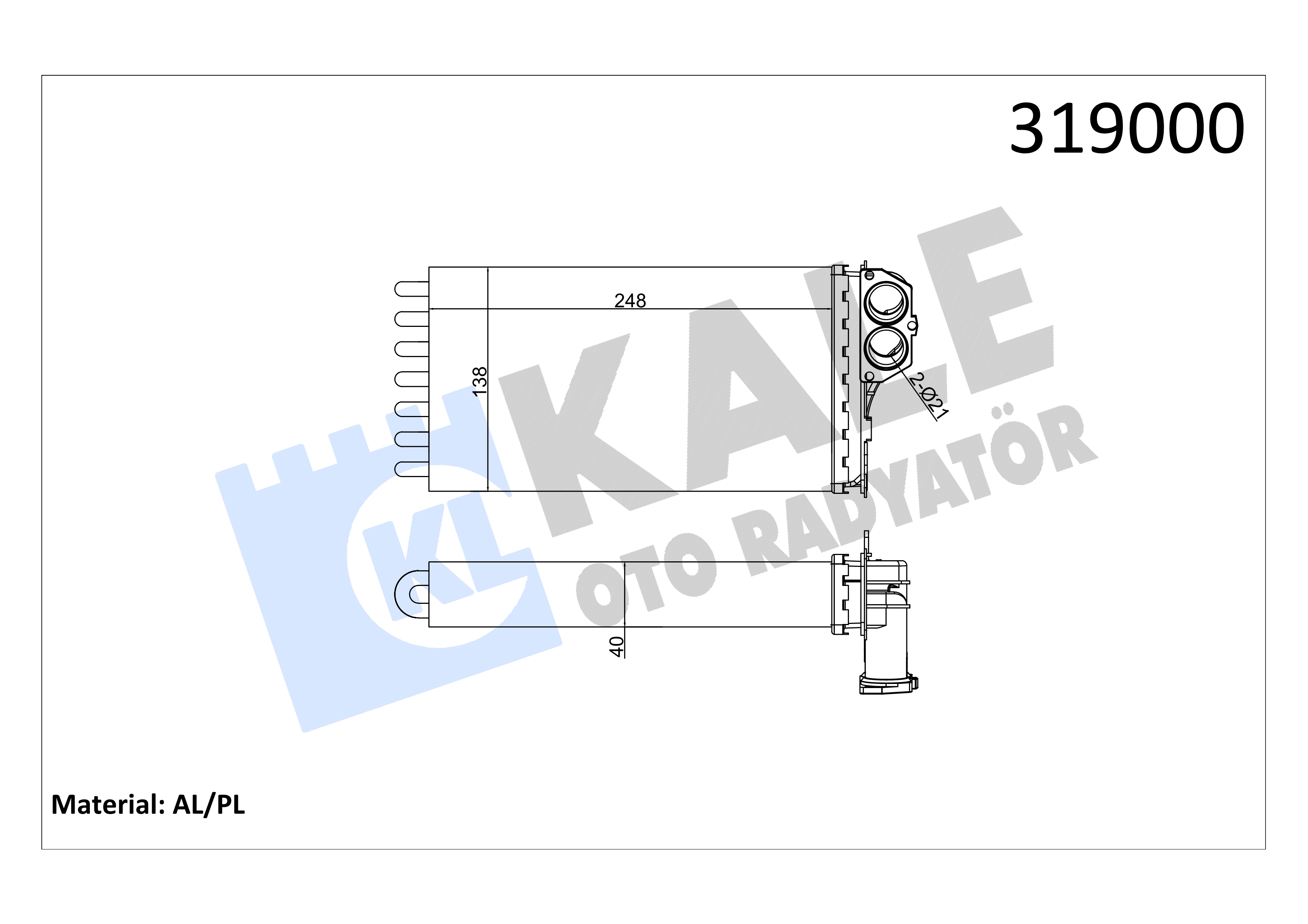 KALORIFER RADYATORU 206 TUM MODEL XSARA PICASSO