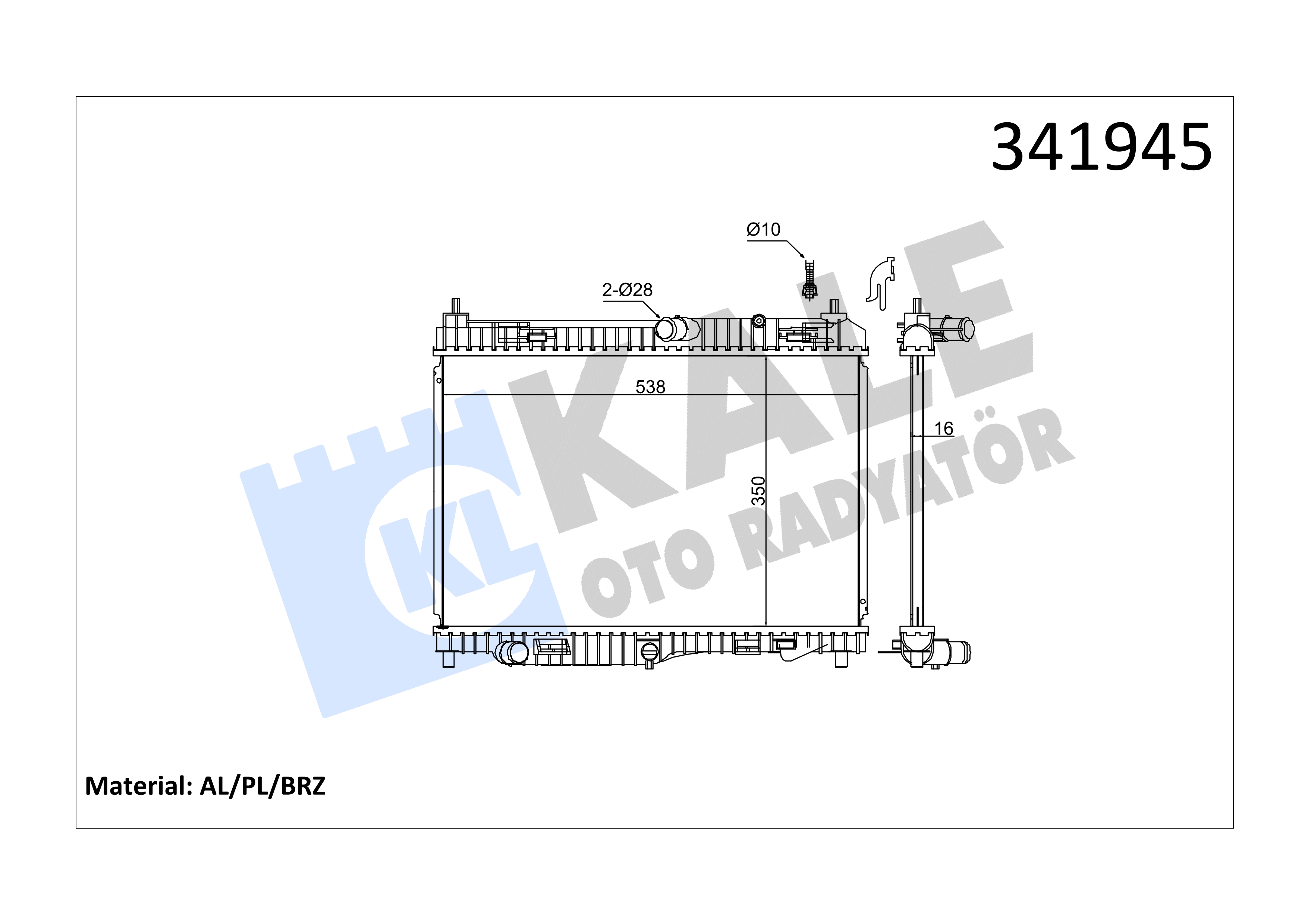 RADYATOR ( Brazing ) FIESTA 1.4 BENZINLI 02>