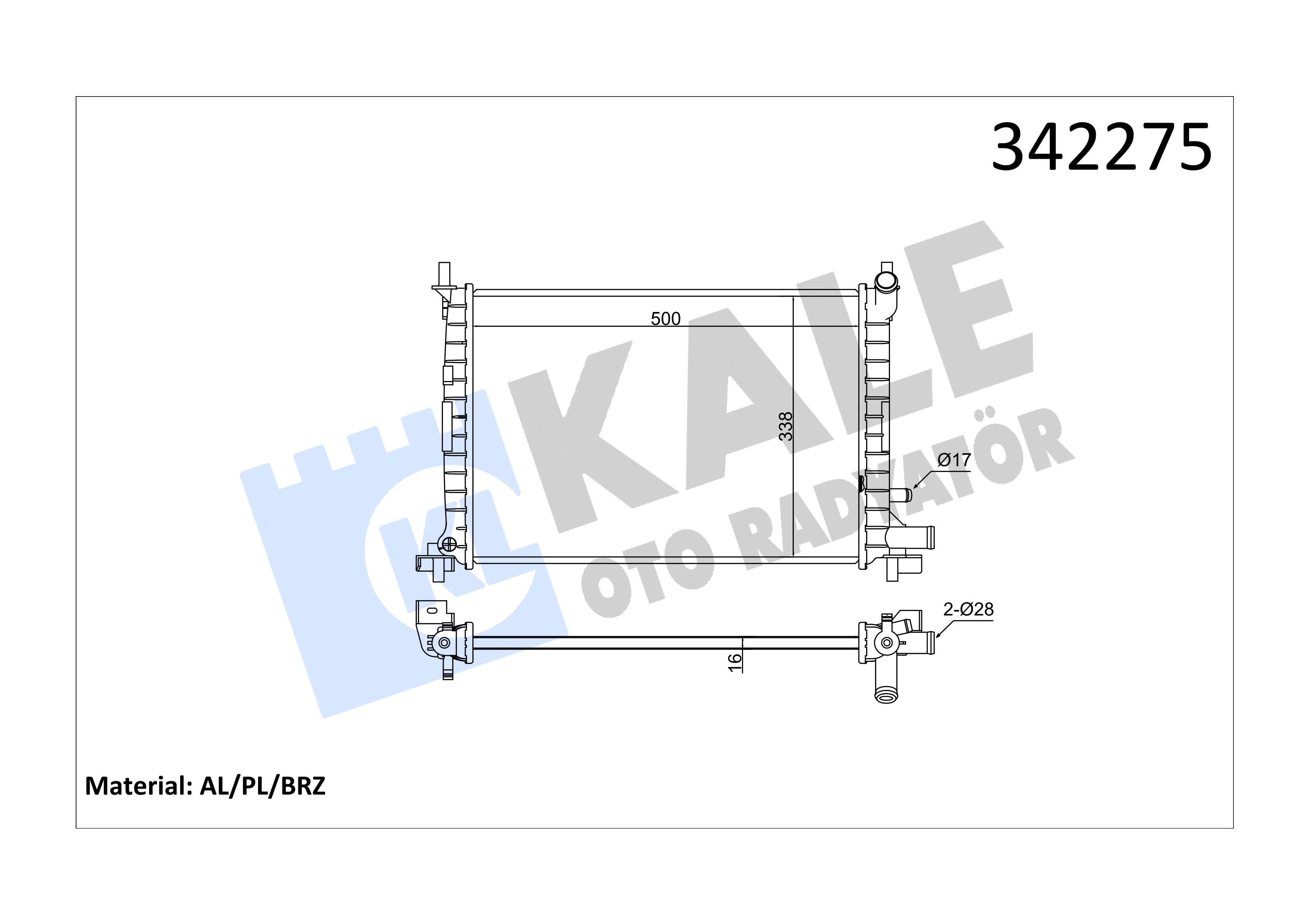 RADYATOR (+AC) (BRAZING) MONDEO 2.0 ZETEC HE 01>