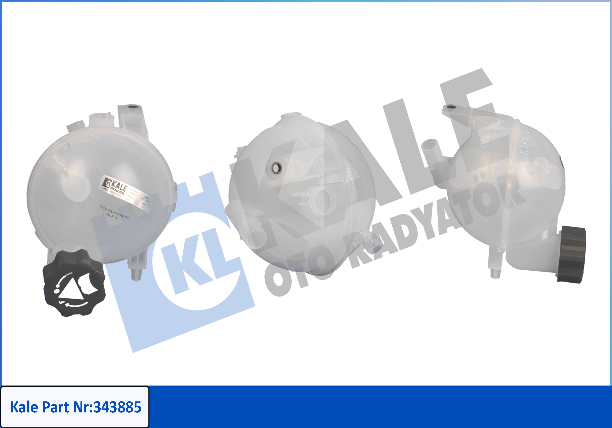 RADYATOR YEDEK SU DEPOSU 307-C4 01>010 KAPAKLI