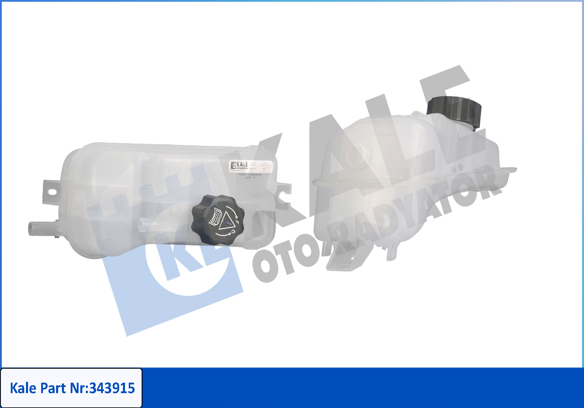 RADYATOR YEDEK SU DEPO PARTNER 1.6 DV6  KAPAKLI