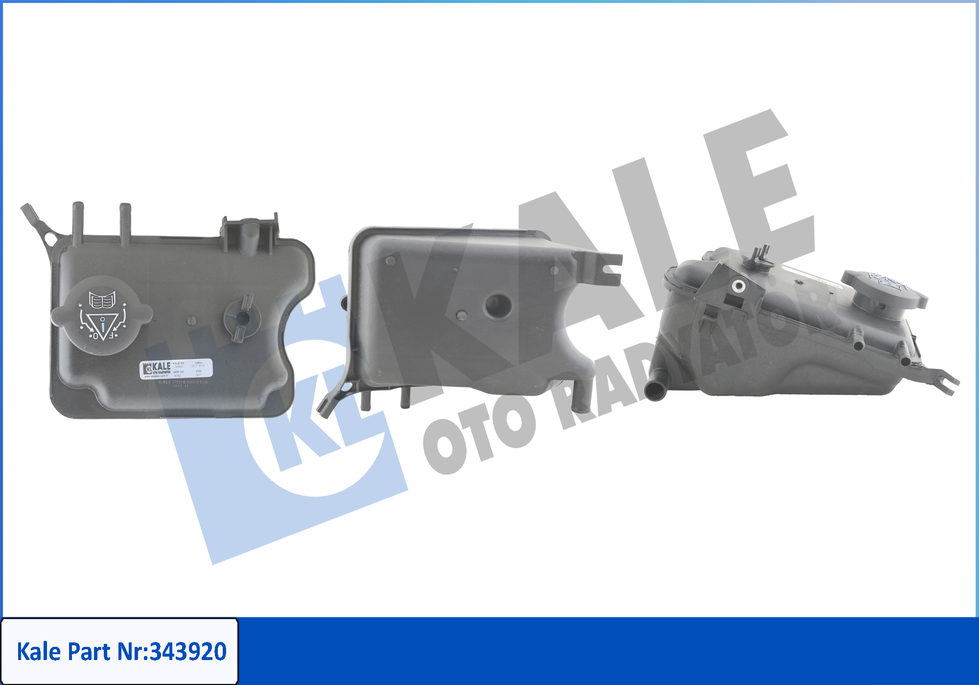 RADYATOR YEDEK SU DEPO SAXO- 106 1,5 DIZEL KAPAKLI