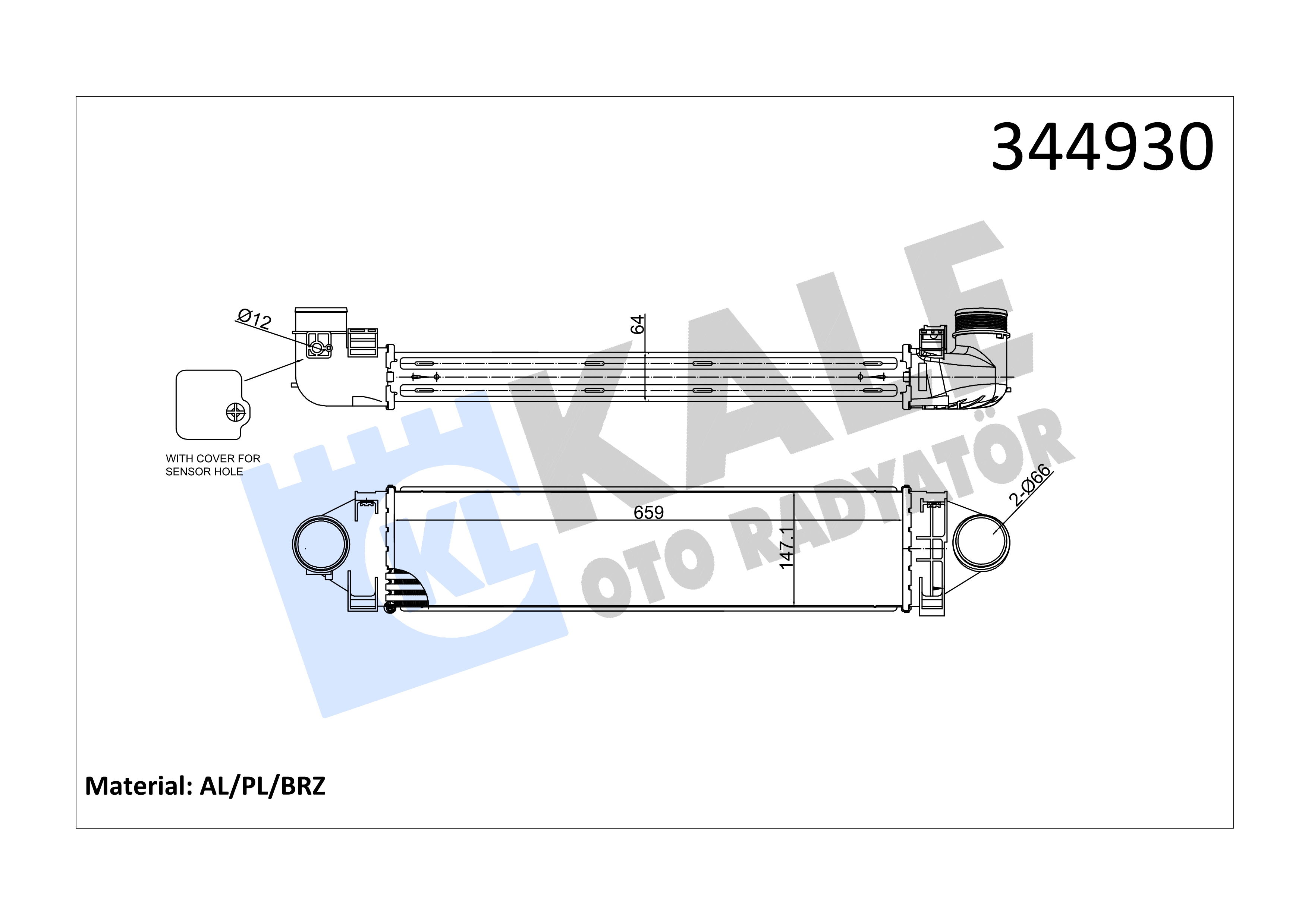 INTERCOOLER (ARA SOGUTUCU) MONDEO 2.0/2.5 ST 07>