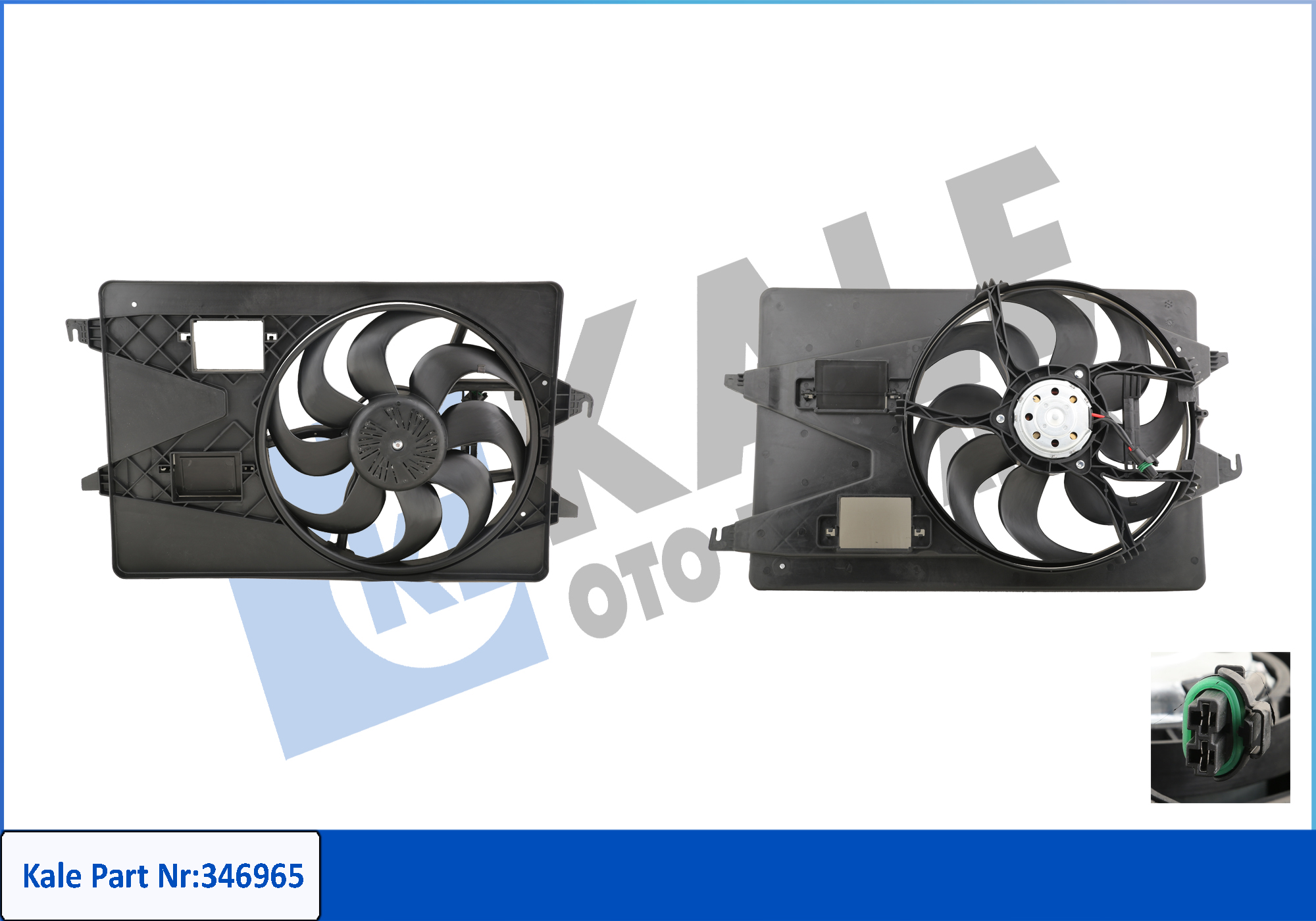 FAN MOTORU KOMPLE (SAĞ+SOL+DAVLUMBAZ) (OEM)