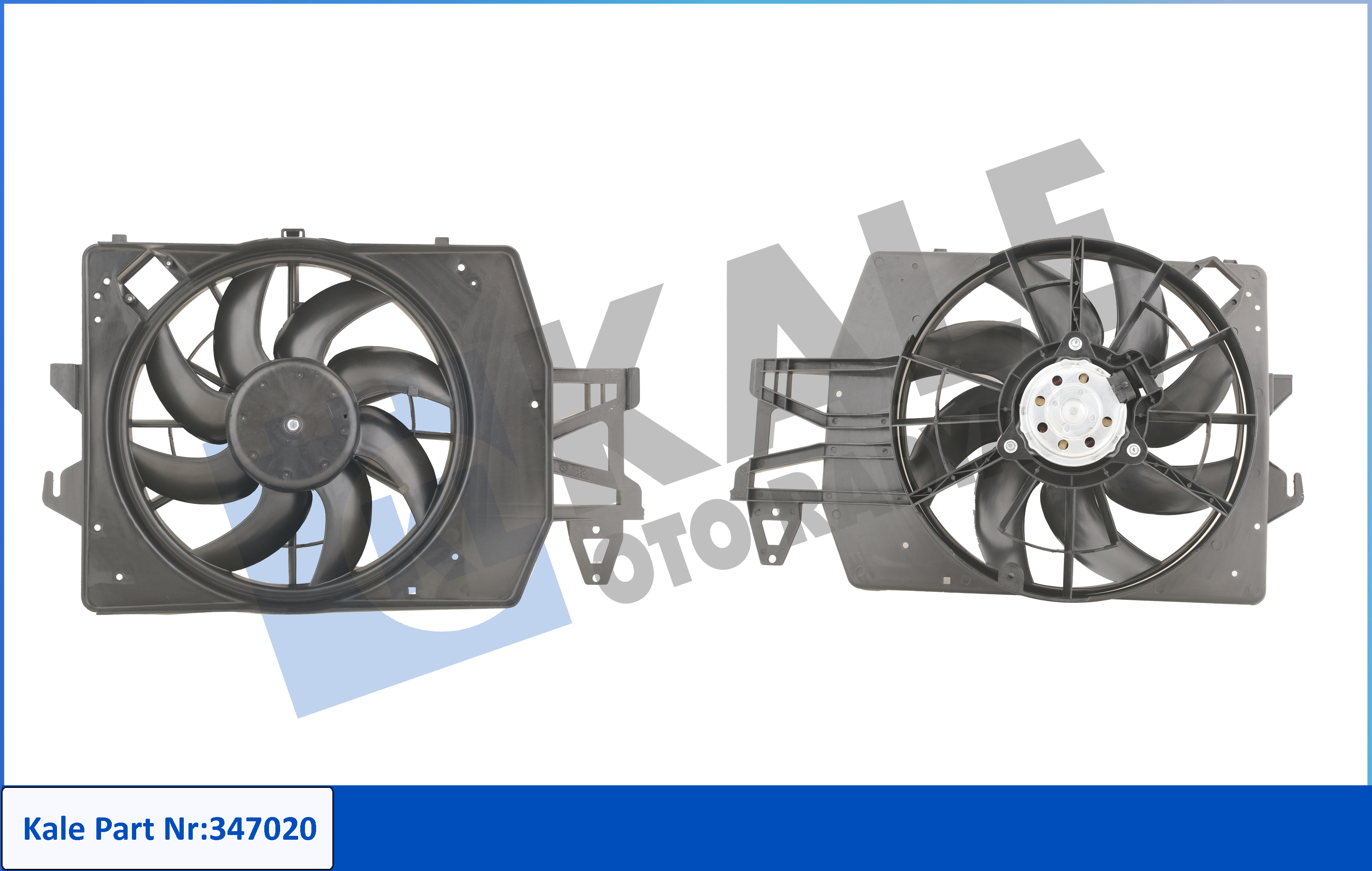 FAN MOTORU KOMPLE (SAĞ+SOL+DAVLUMBAZ) (OEM)