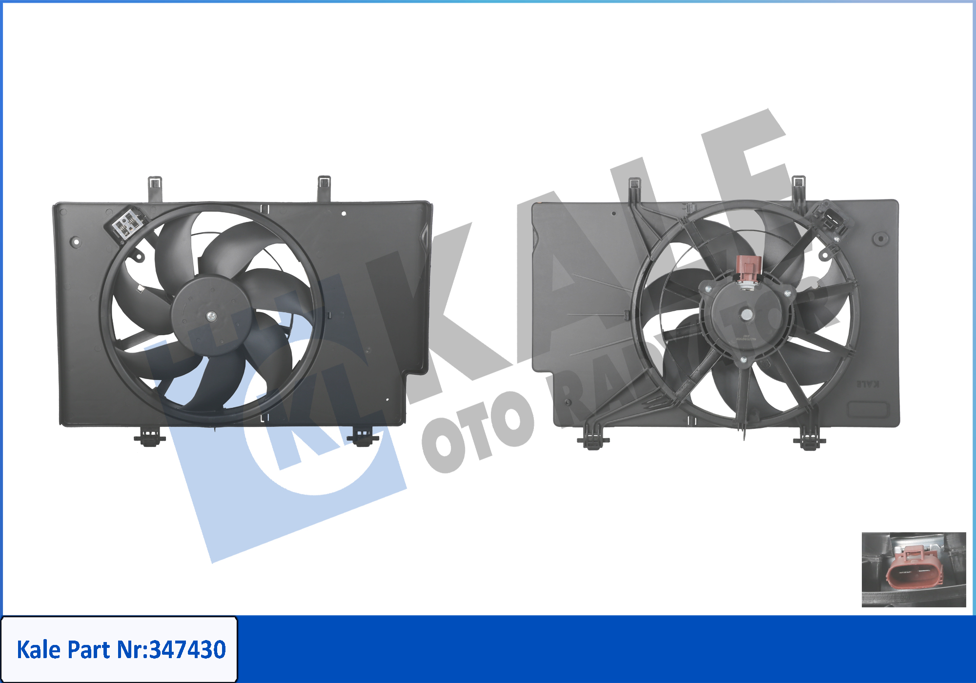 FAN MOTORU KOMPLE (SAĞ+SOL+DAVLUMBAZ) (OEM)