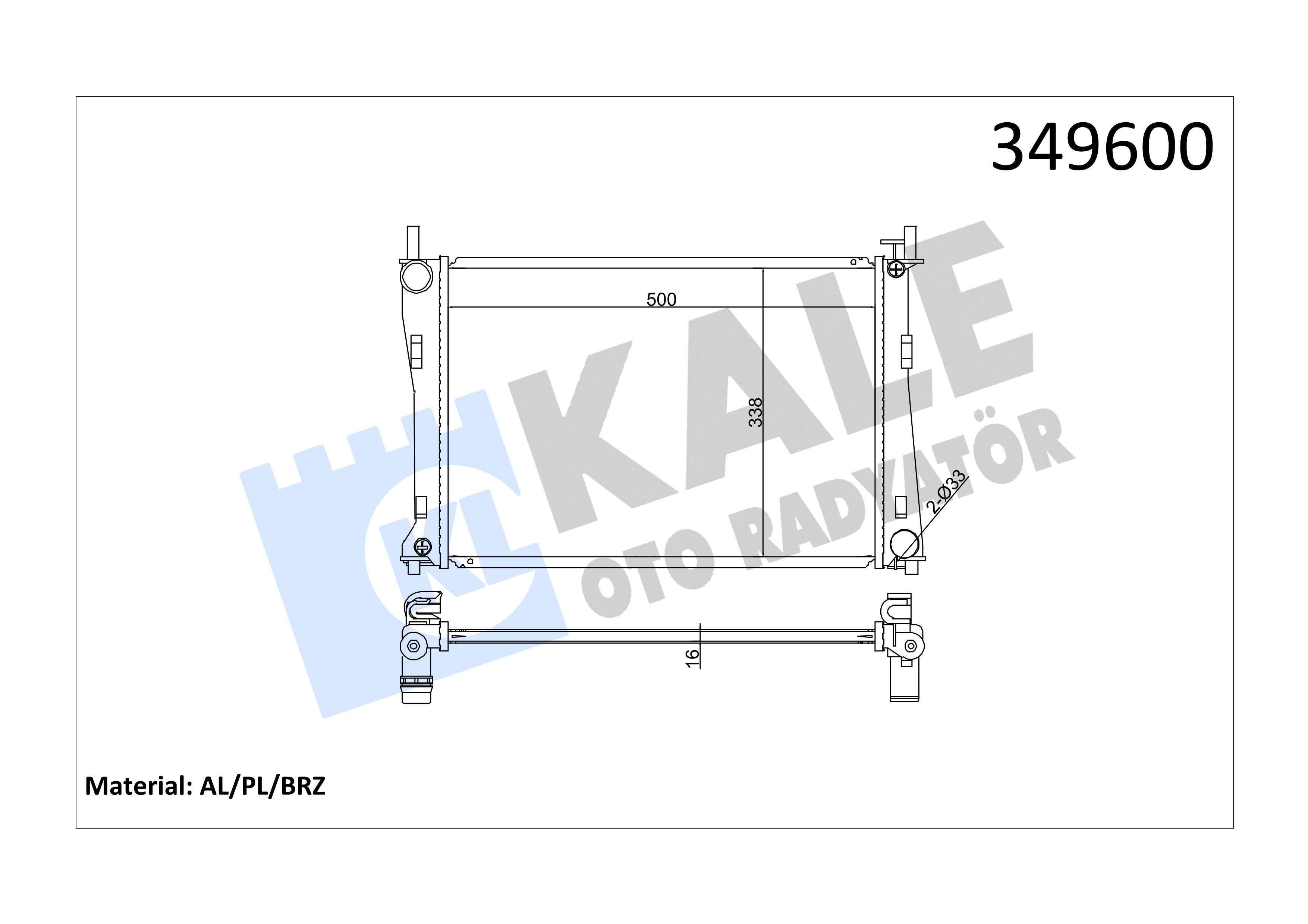 RADYATOR ( Brazing ) FIESTA 1.4 BENZINLI 02>