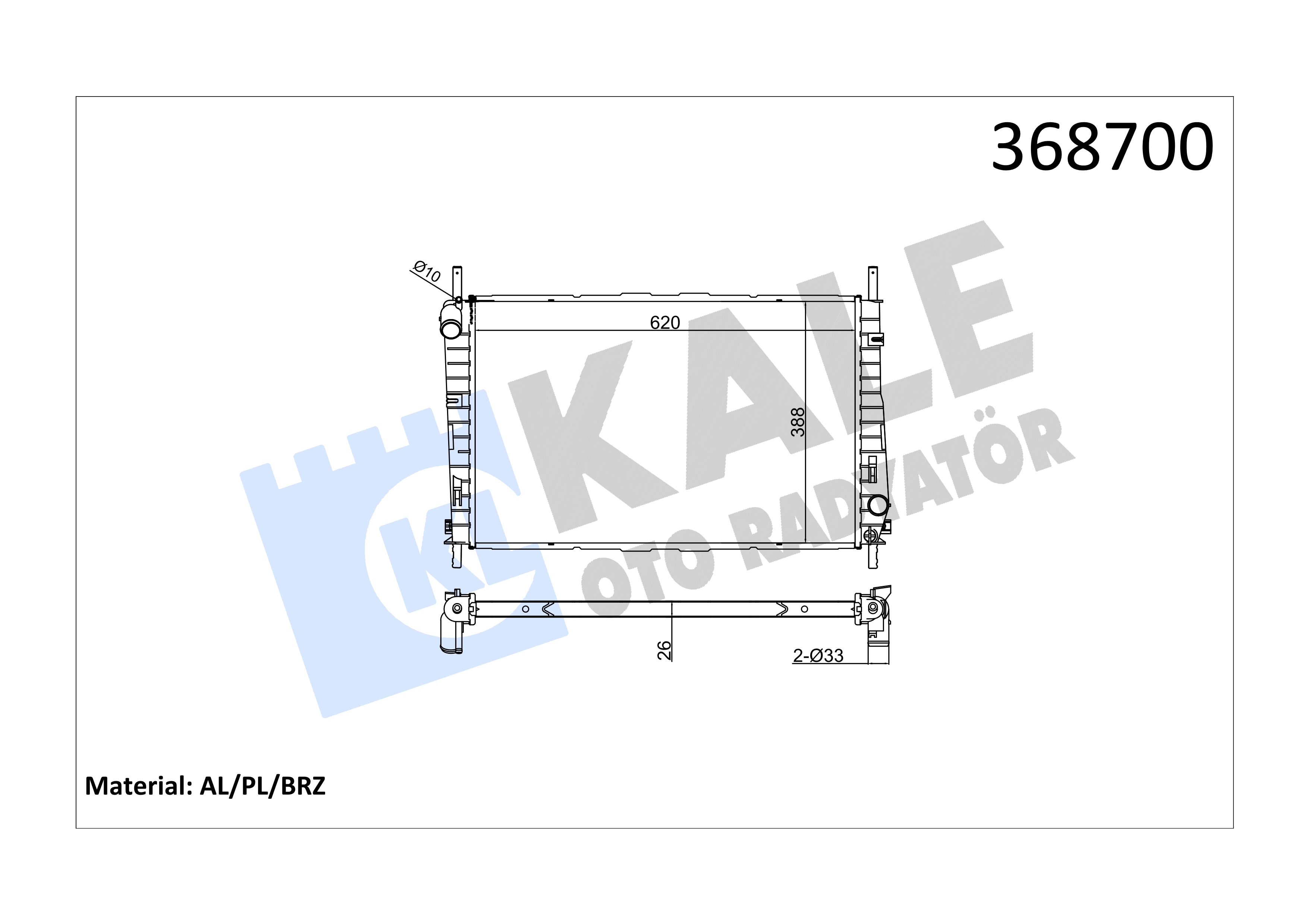 RADYATOR (+AC) (BRAZING) MONDEO 2.0 ZETEC HE 01>