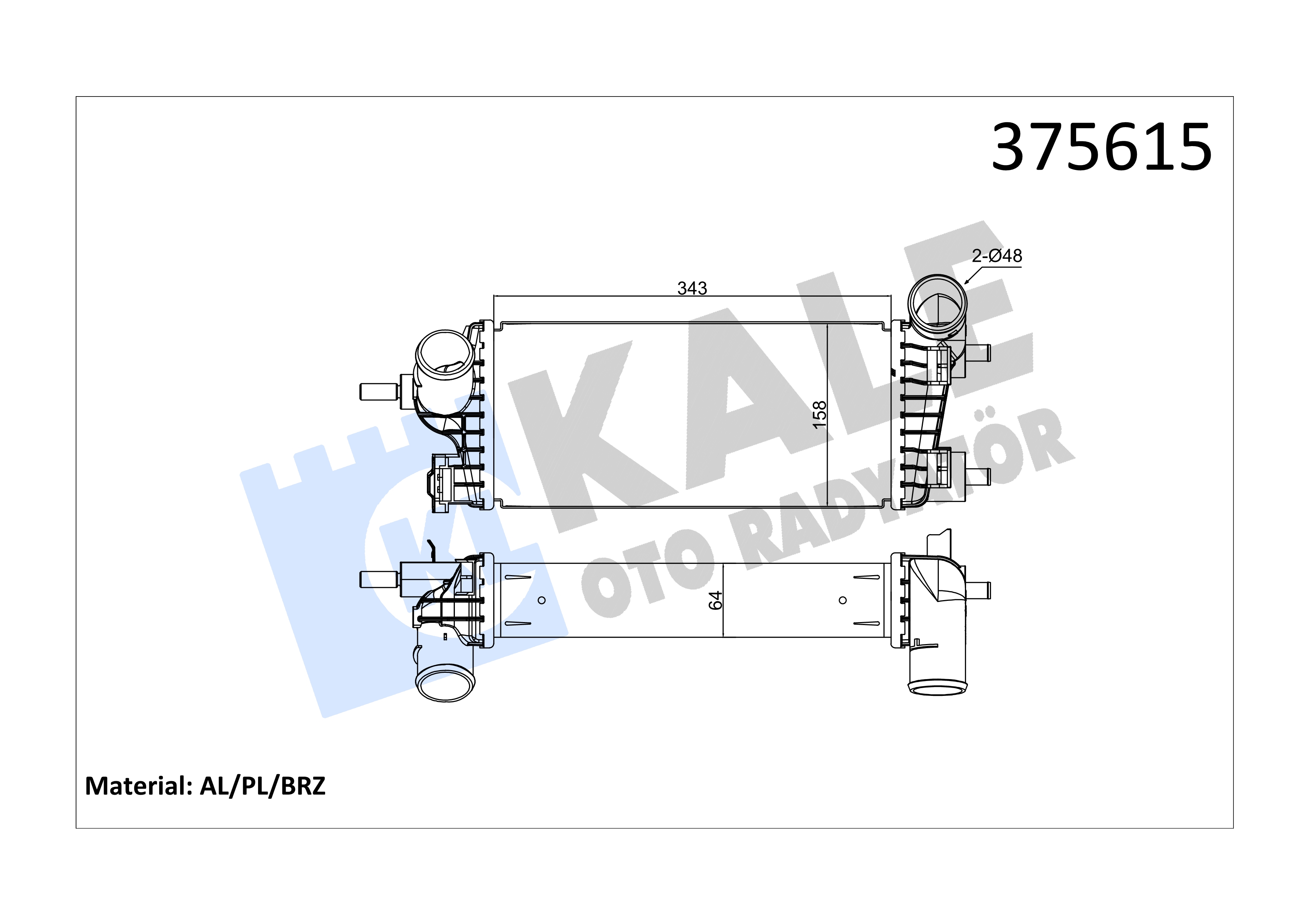 TURBO RADYATORU-INTERCOOLERFOCUS C.MAX 1.0ECOBOOST