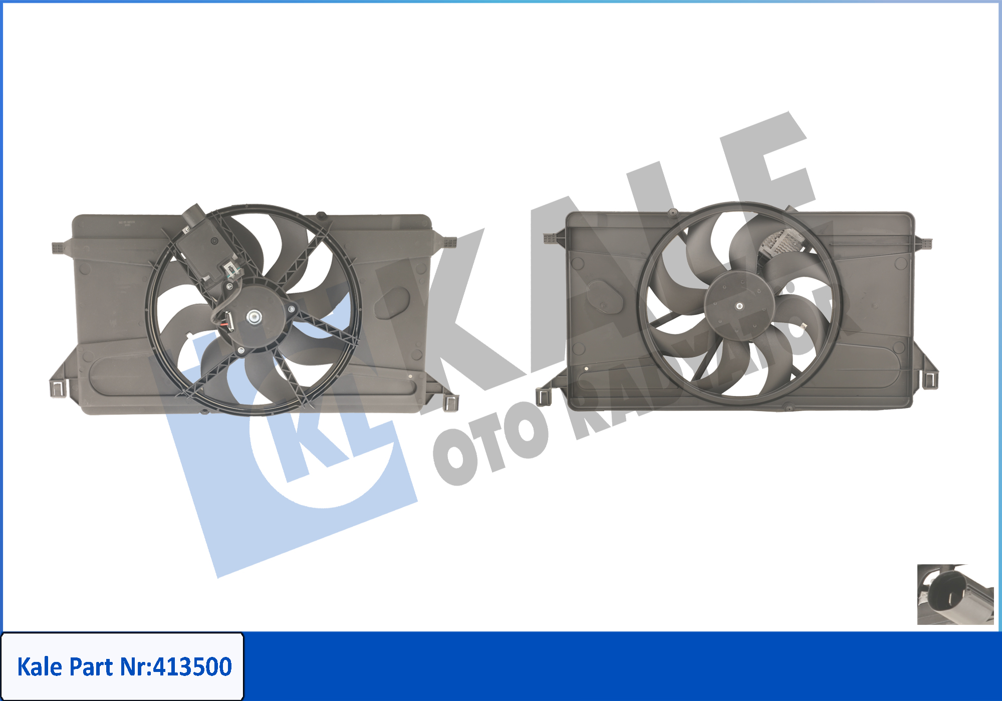 FAN MOTORU KOMPLE (SAĞ+SOL+DAVLUMBAZ) (OEM)