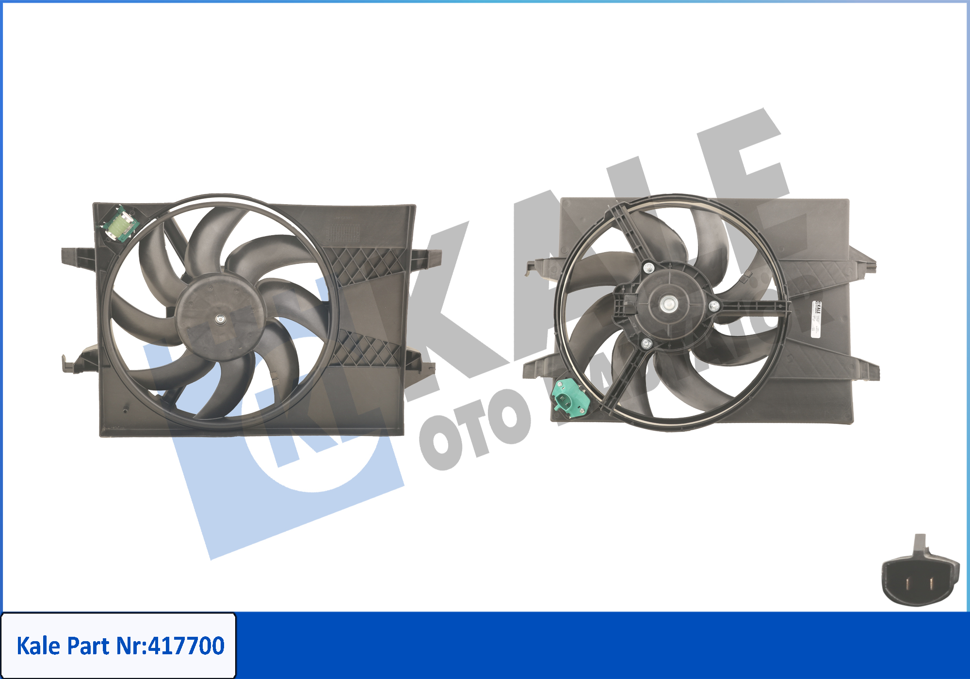 FAN MOTORU KOMPLE (SAĞ+SOL+DAVLUMBAZ) (OEM)