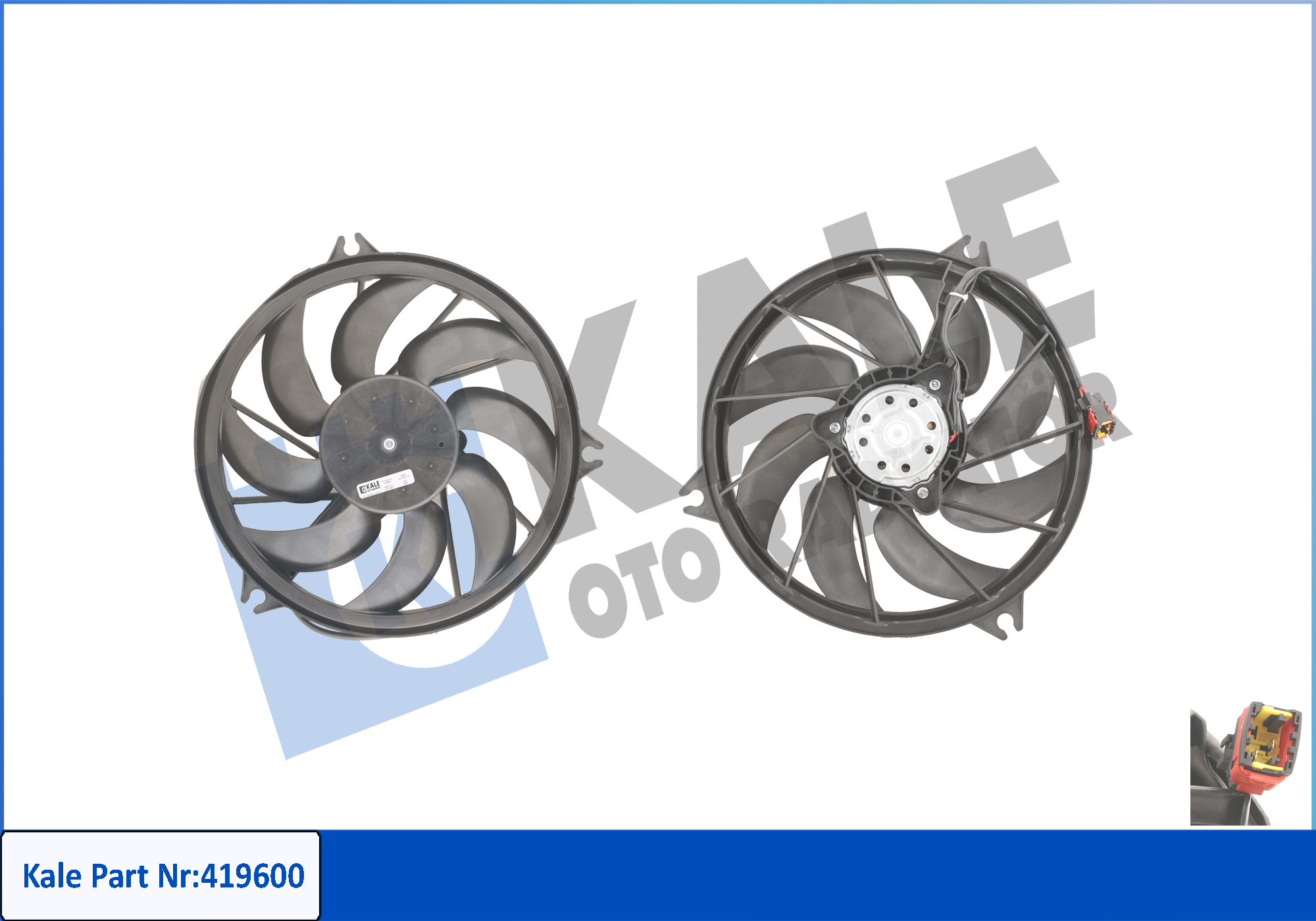 FAN MOTOR PARVANELI KLIMALI P.206 1.4I-1.6I