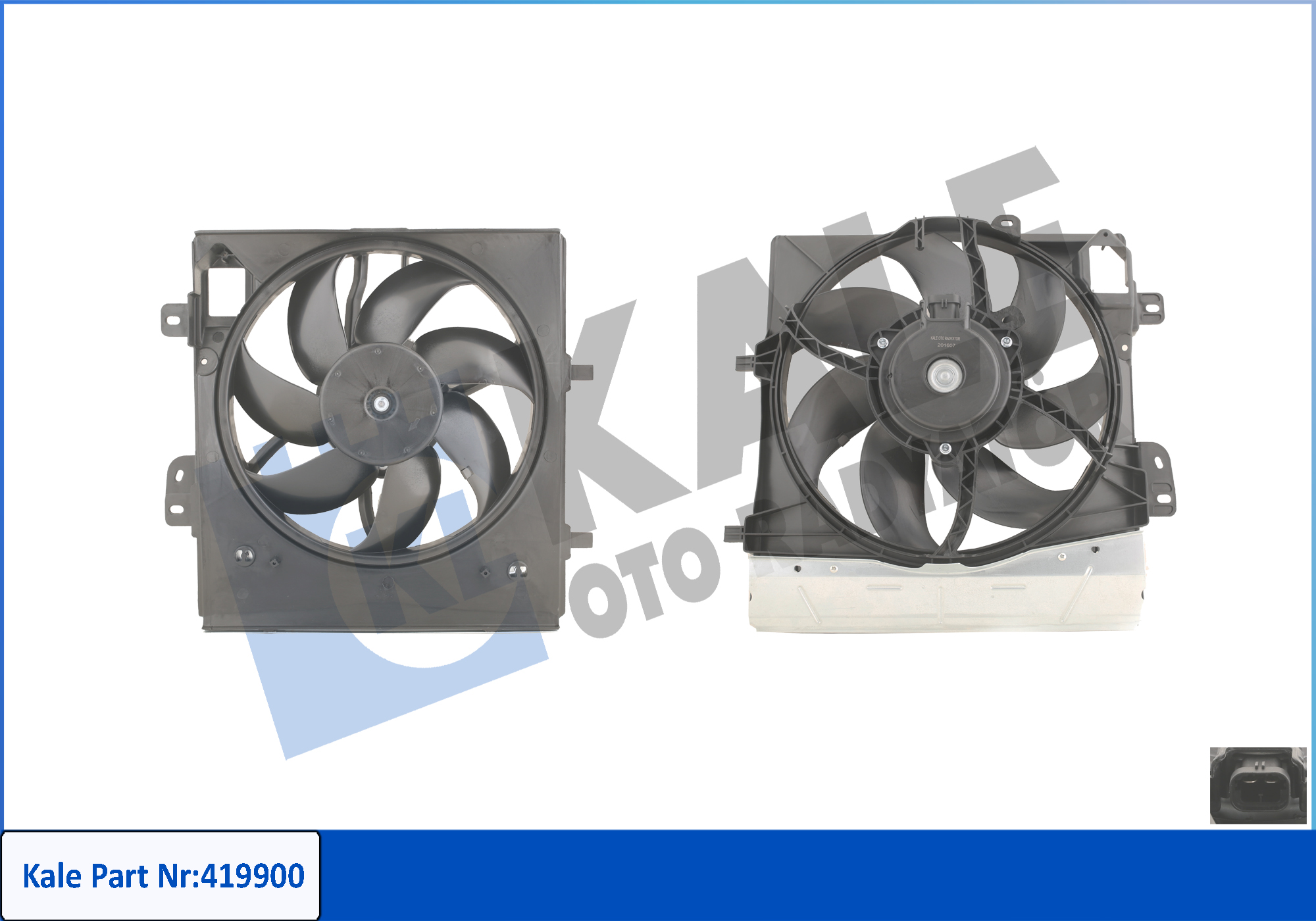 FANMOTOR+DAVLUNBAZ 301 C-ELYSEE  C3 II 1007 207 