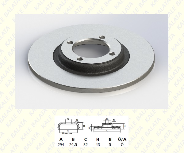 FREN DISK ON HAVALI (293,6mm)