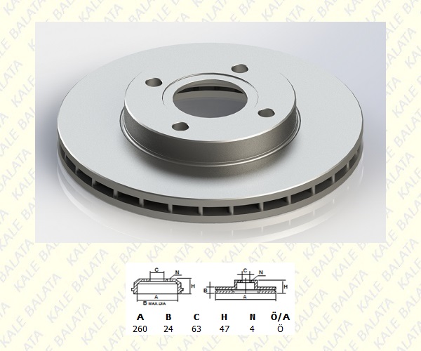 FREN DISK ON HAVALI (260mm)