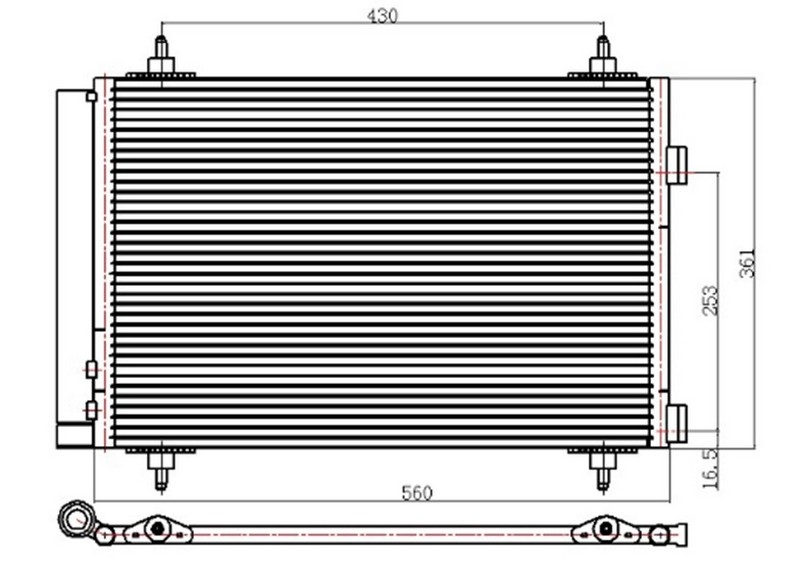 KLIMA RADYATORU C4 307 YM DV6