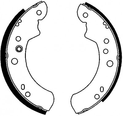PABUCLU BALATA ARKA (203X38mm)