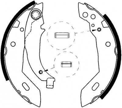 PABUCLU BALATA ARKA (180X32mm)