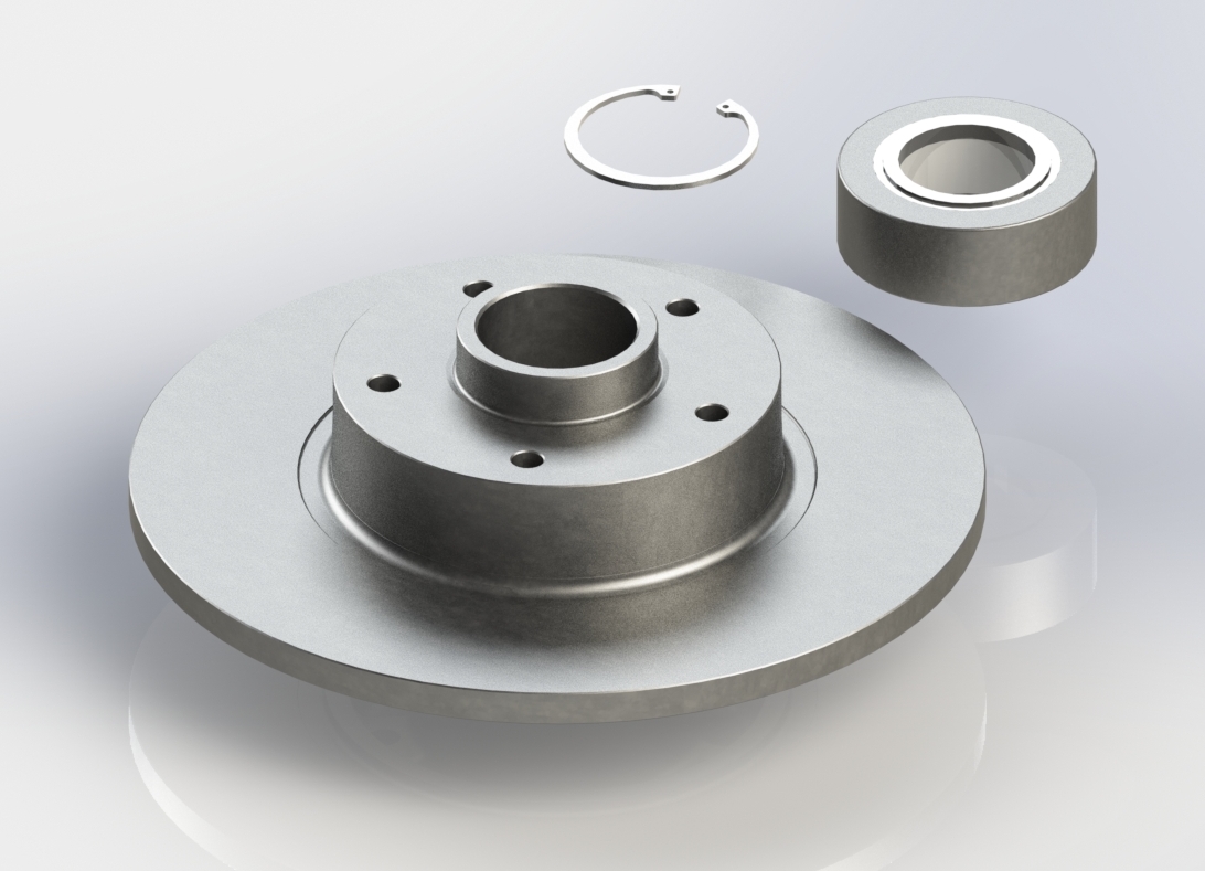 FREN DISK ARKA RULMANLI DUZ (280mm)