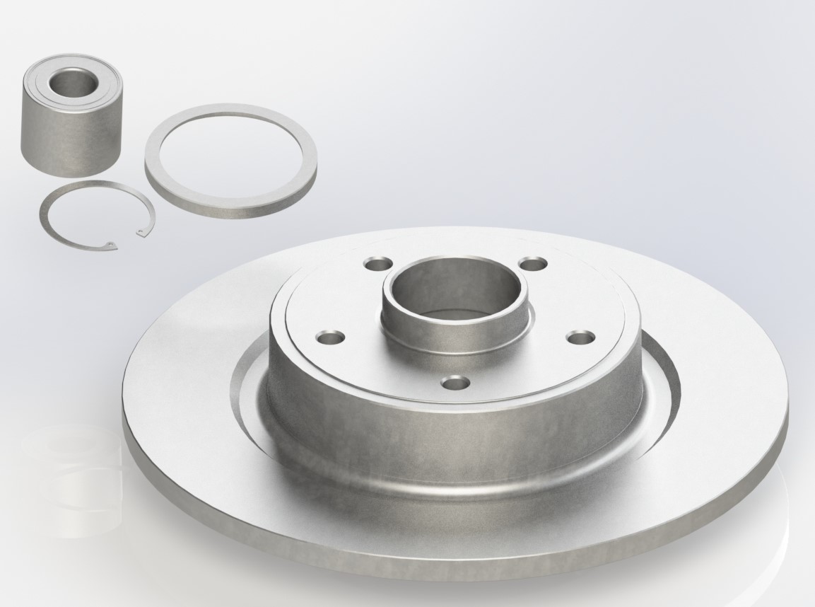 FREN DISK ARKA RULMANLI DUZ (274mm)