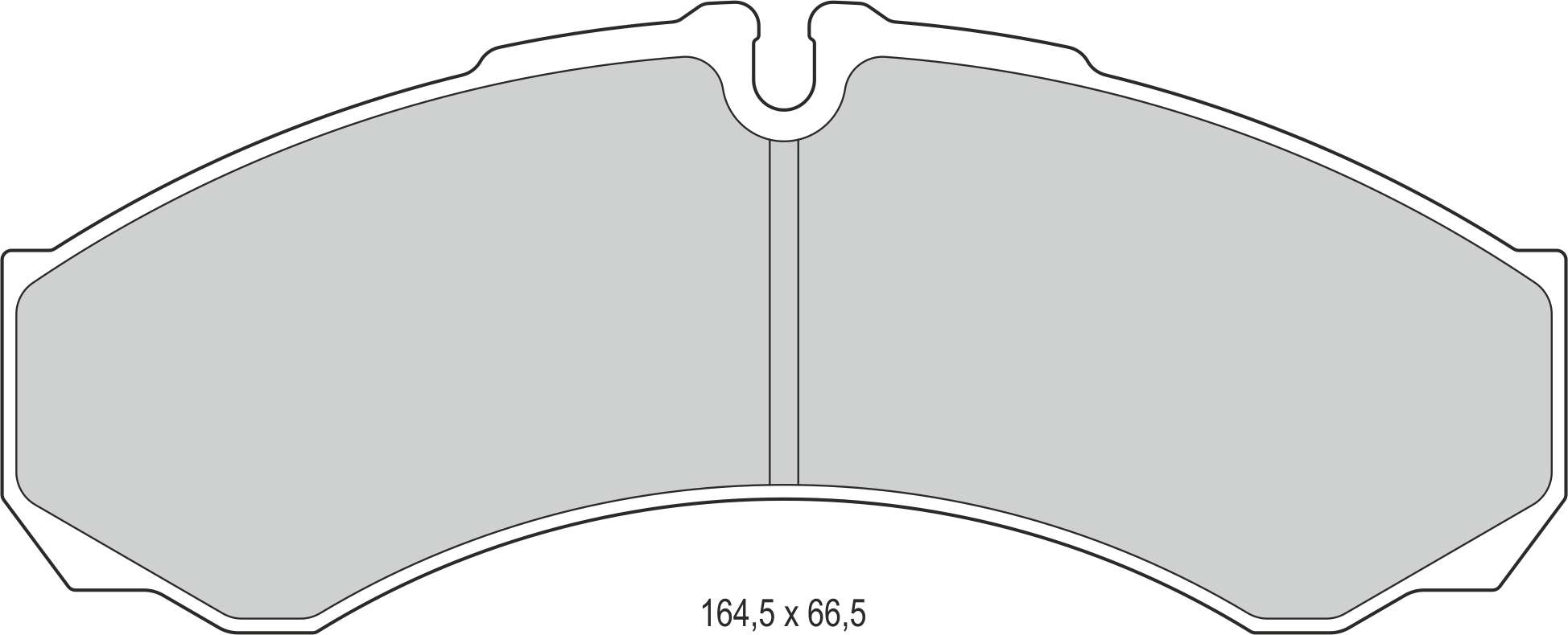 DISK BALATA ON-ARKA FISSIZ KALINLIK 20mm