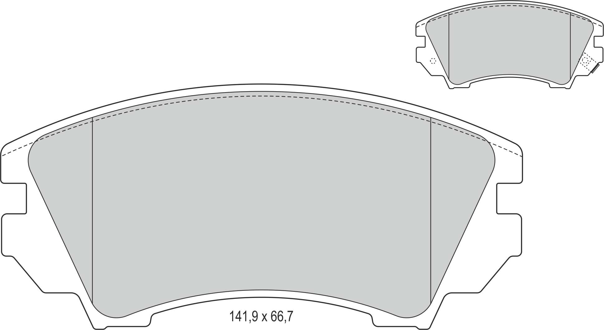 DISK BALATA ON  321mm DISK ICIN