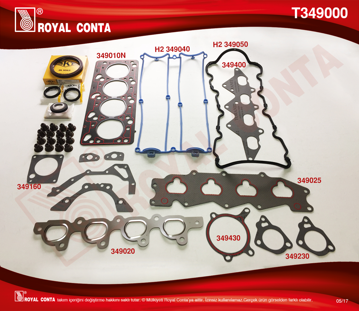 TAKIM CONTA (KECE+SUBAP LAS.) ESCORT CLX ZETEC-S 1