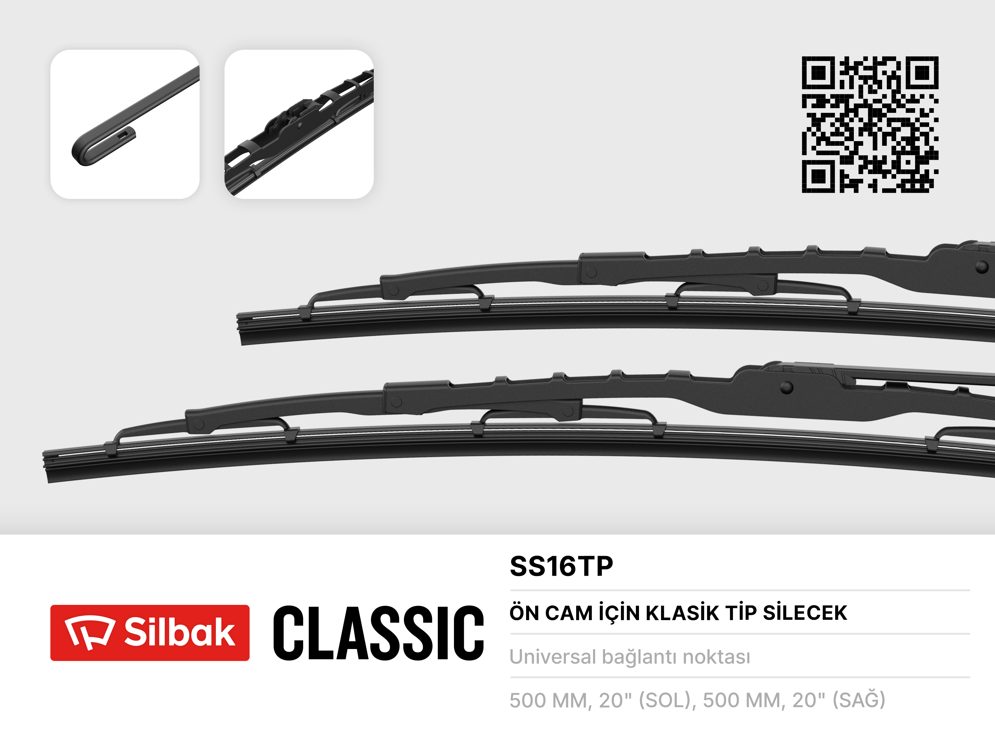 SILECEK SUPURGESI 500mm ESCORT TRANSIT 2.5 87>