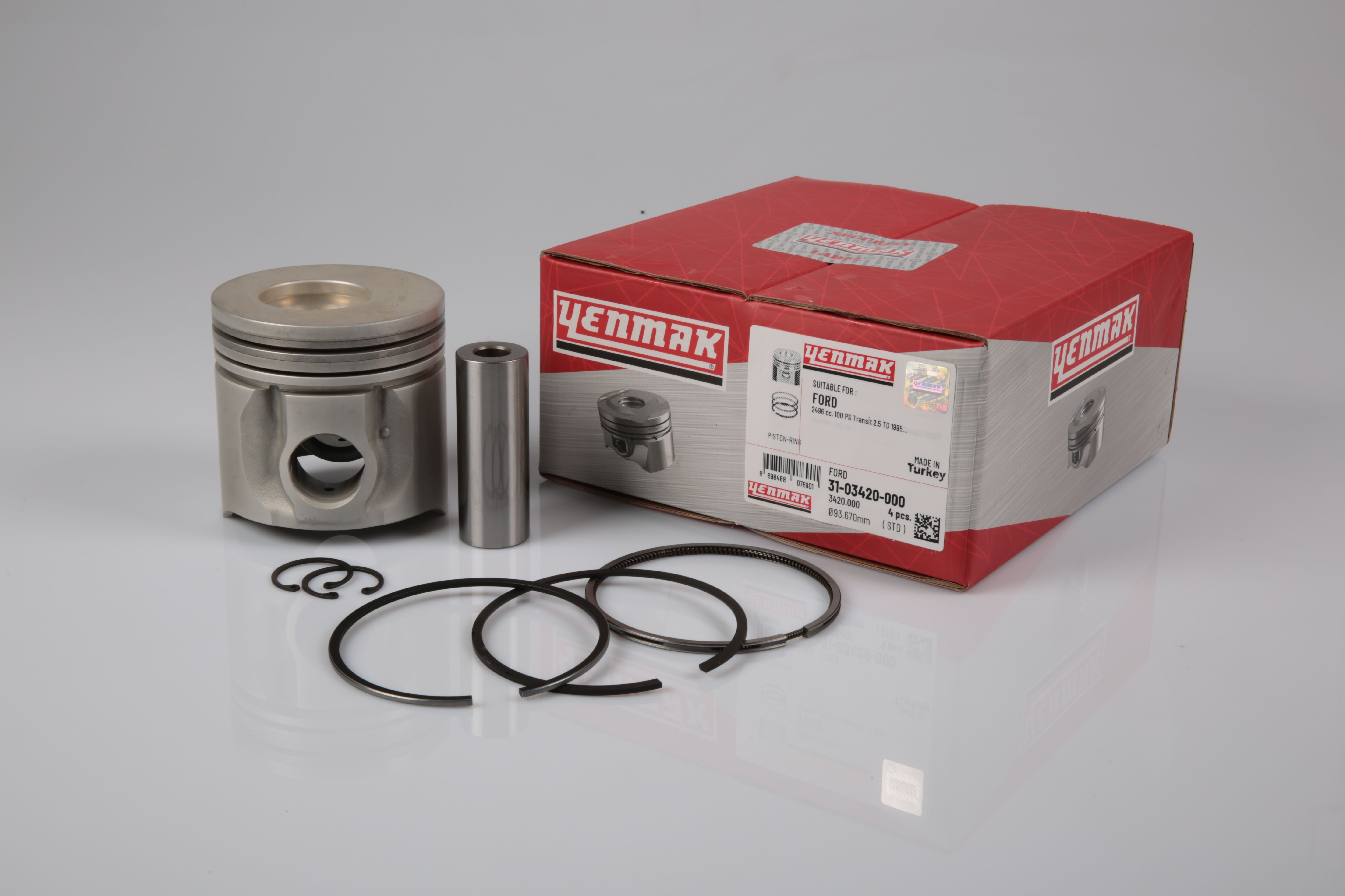 PISTON SEGMAN 93.67 TRANSIT TURBO2.5 TD 97>01