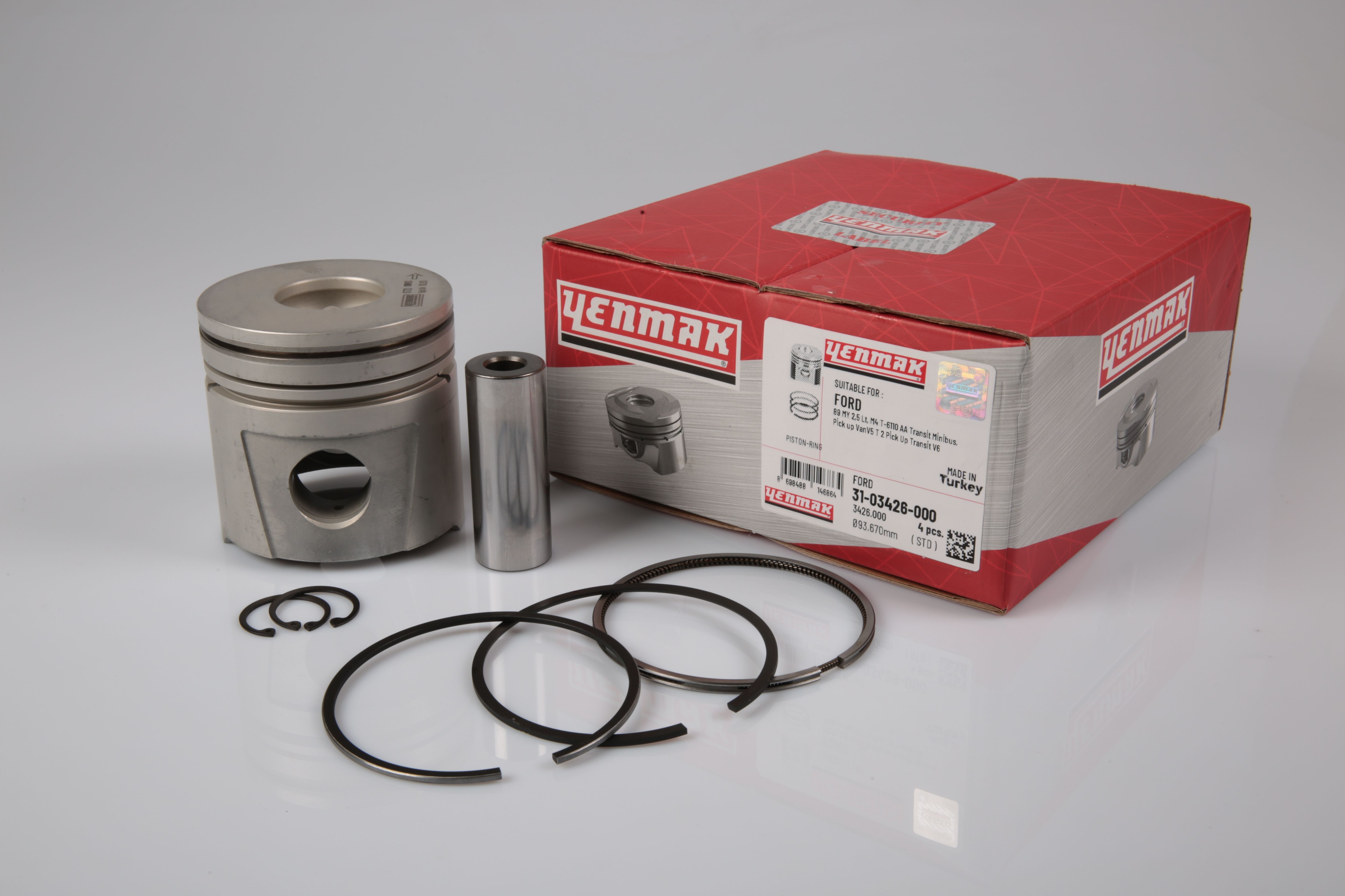 PISTON SEGMAN 93.67 TRANSIT T.12/T.15 2.5 D TRITON