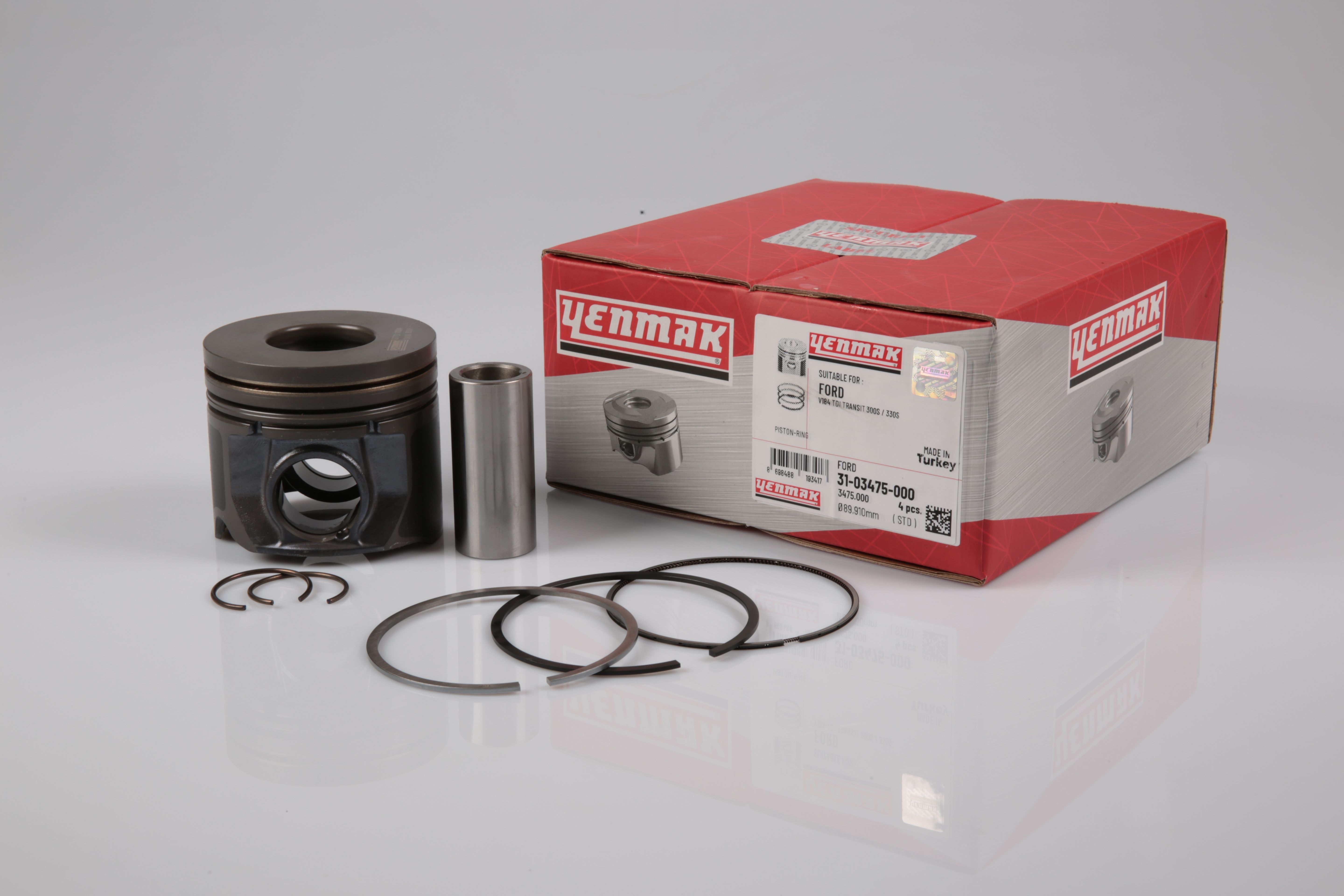 PISTON SEGMAN 89.90 TRANSIT V.184 V.347 2.4D 05>