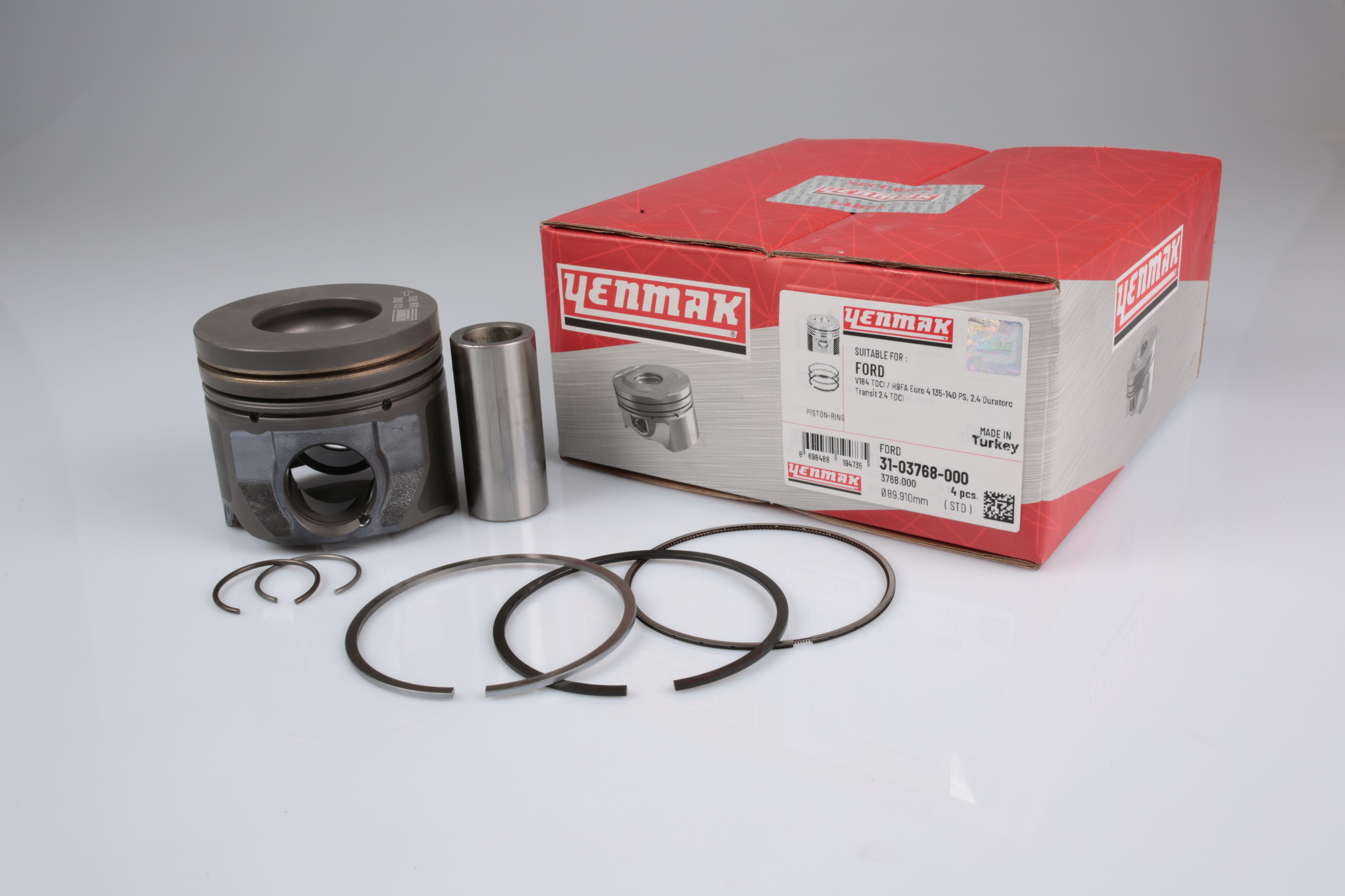 PISTON SEGMAN 89.91  TRANSIT V.184 2.4D 04>