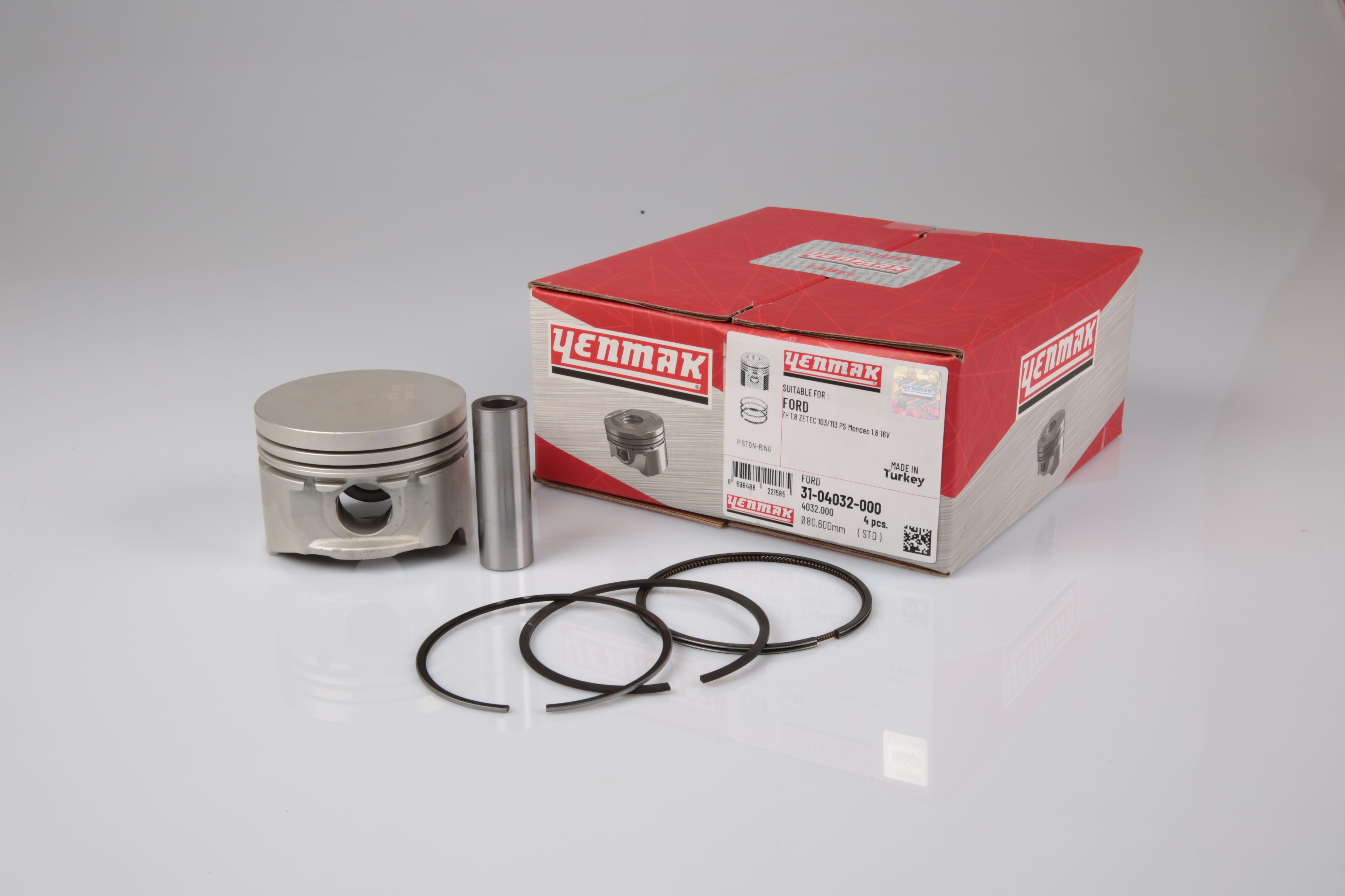 PISTON SEGMAN 80.60  ESCORT 1.8 ZETEC 96>99