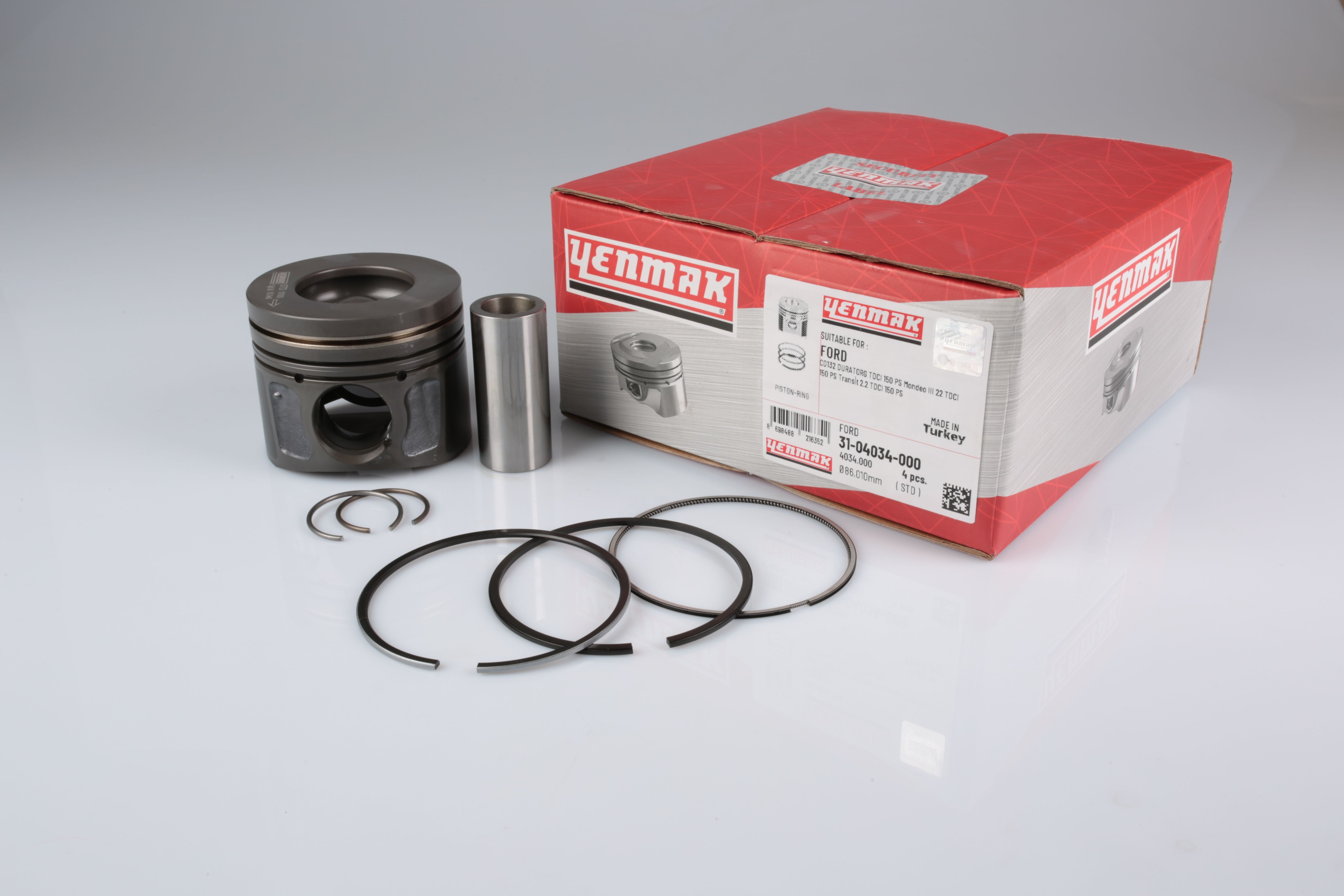 PISTON SEGMAN 86.01 DURATORQ V.347 V.348 2.2 150PS