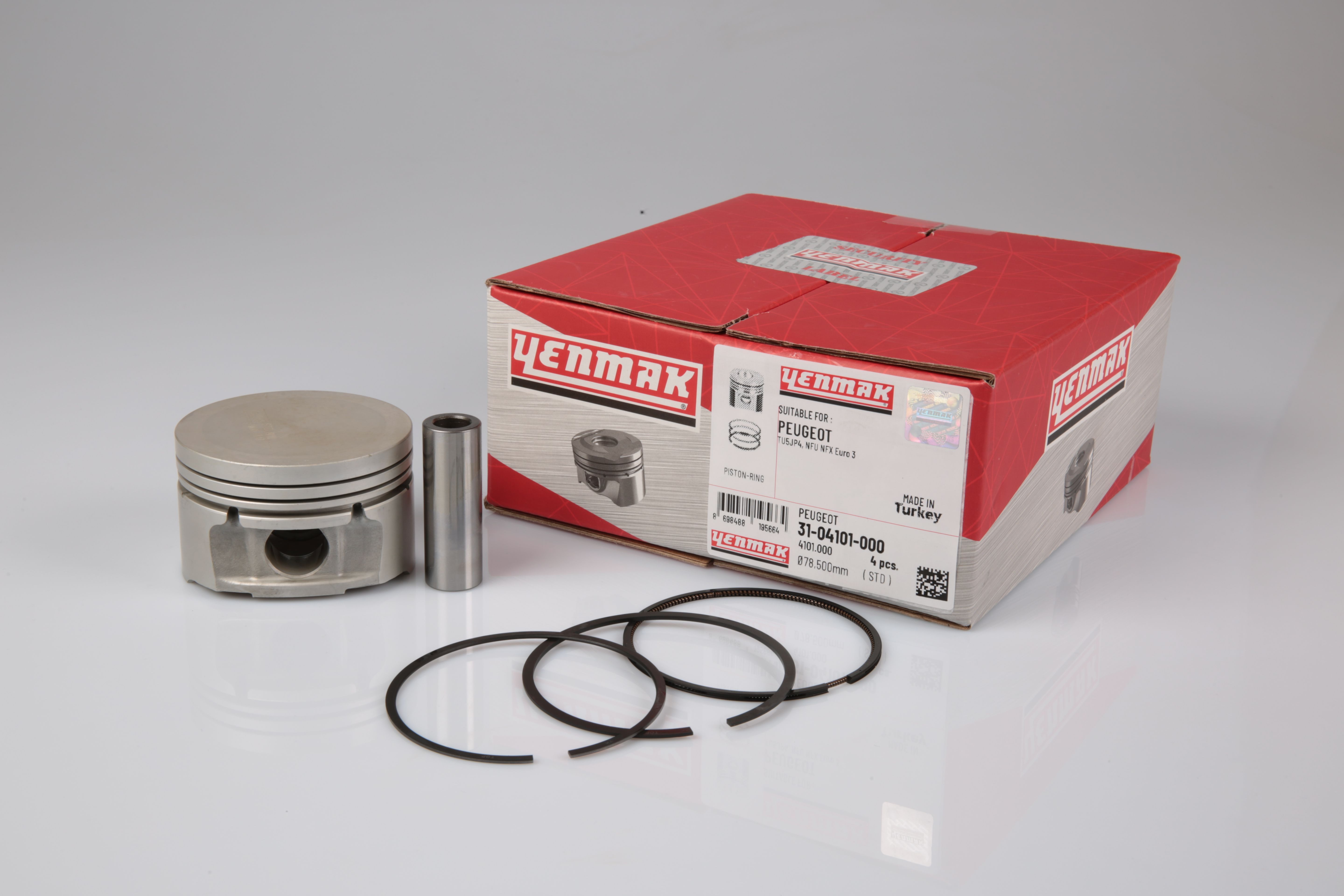 PISTON+SEGMAN 83mm PARTNER-BERLINGO XUD9